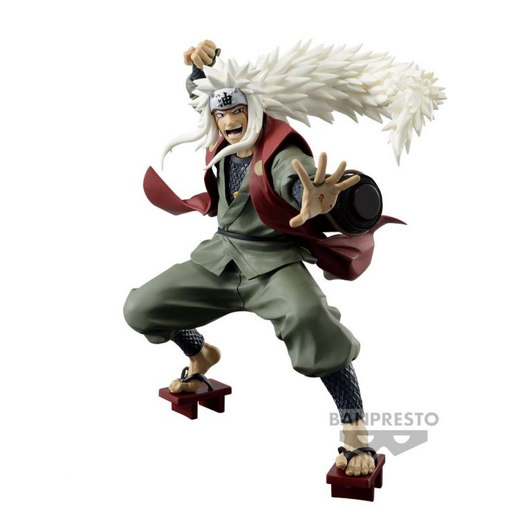 Figura De Acción Naruto Jiraiya Bandai Anime Heroes - 17 Cm - 17 Puntos De Articulación - Con Accesorios