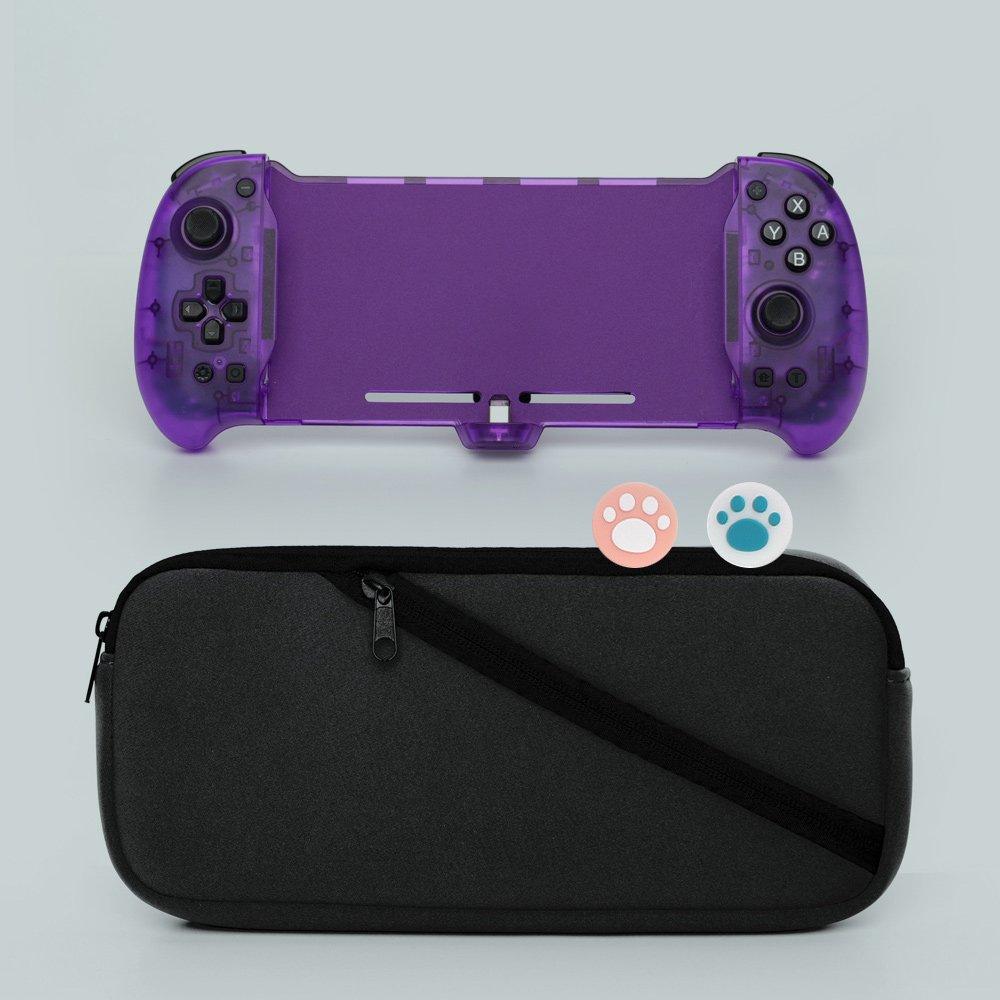 GameStop Controller Grip for Nintendo Switch and OLED with Carry Pouch