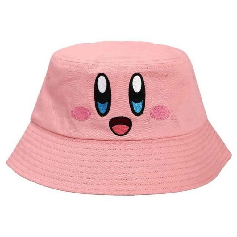Kirby Pink Big Face Bucket Hat | GameStop Kirby Pink Big Face Bucket Hat | GameStop