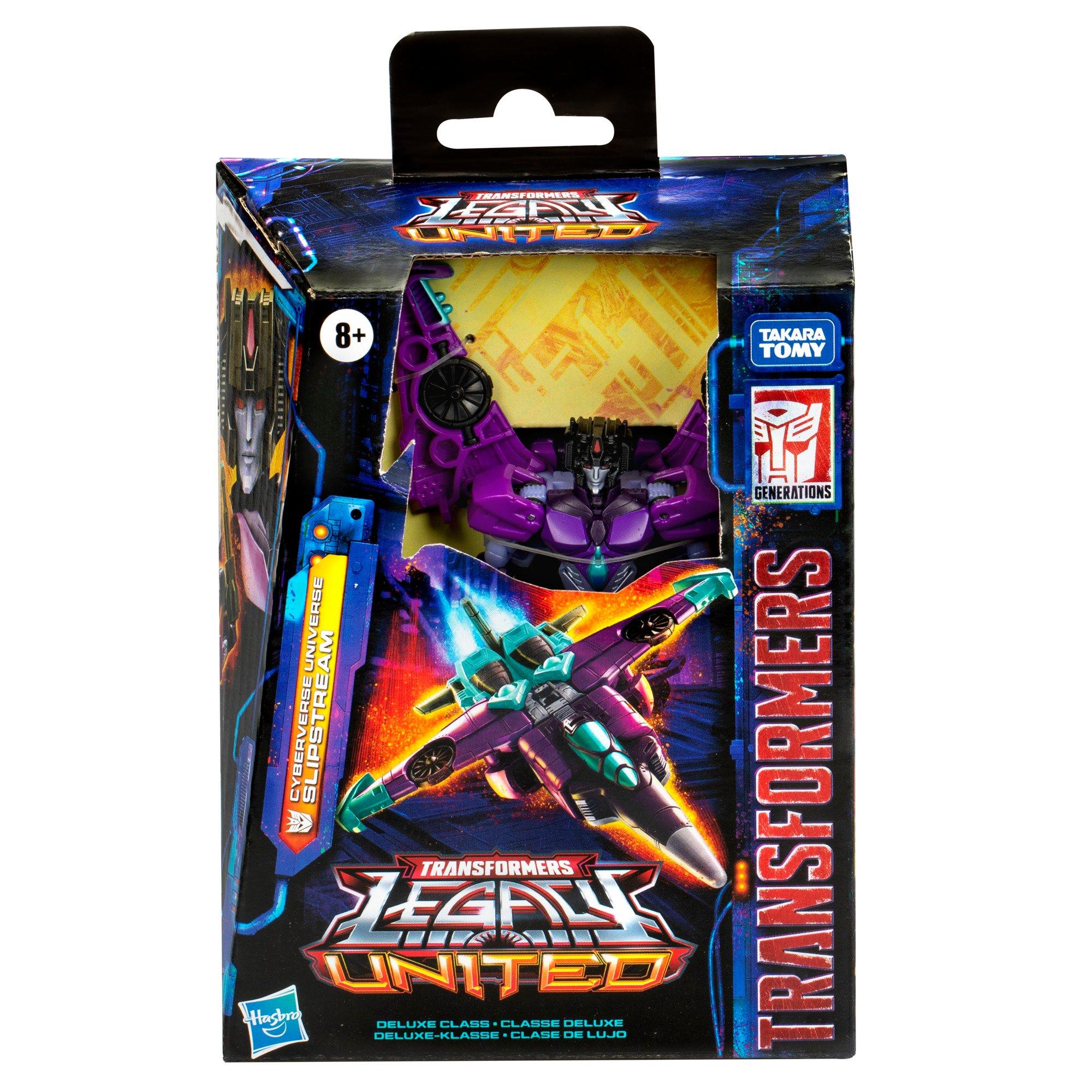 Hasbro Transformers Legacy United Deluxe Class Cyberverse Universe Slipstream 5.5-in Action Figure