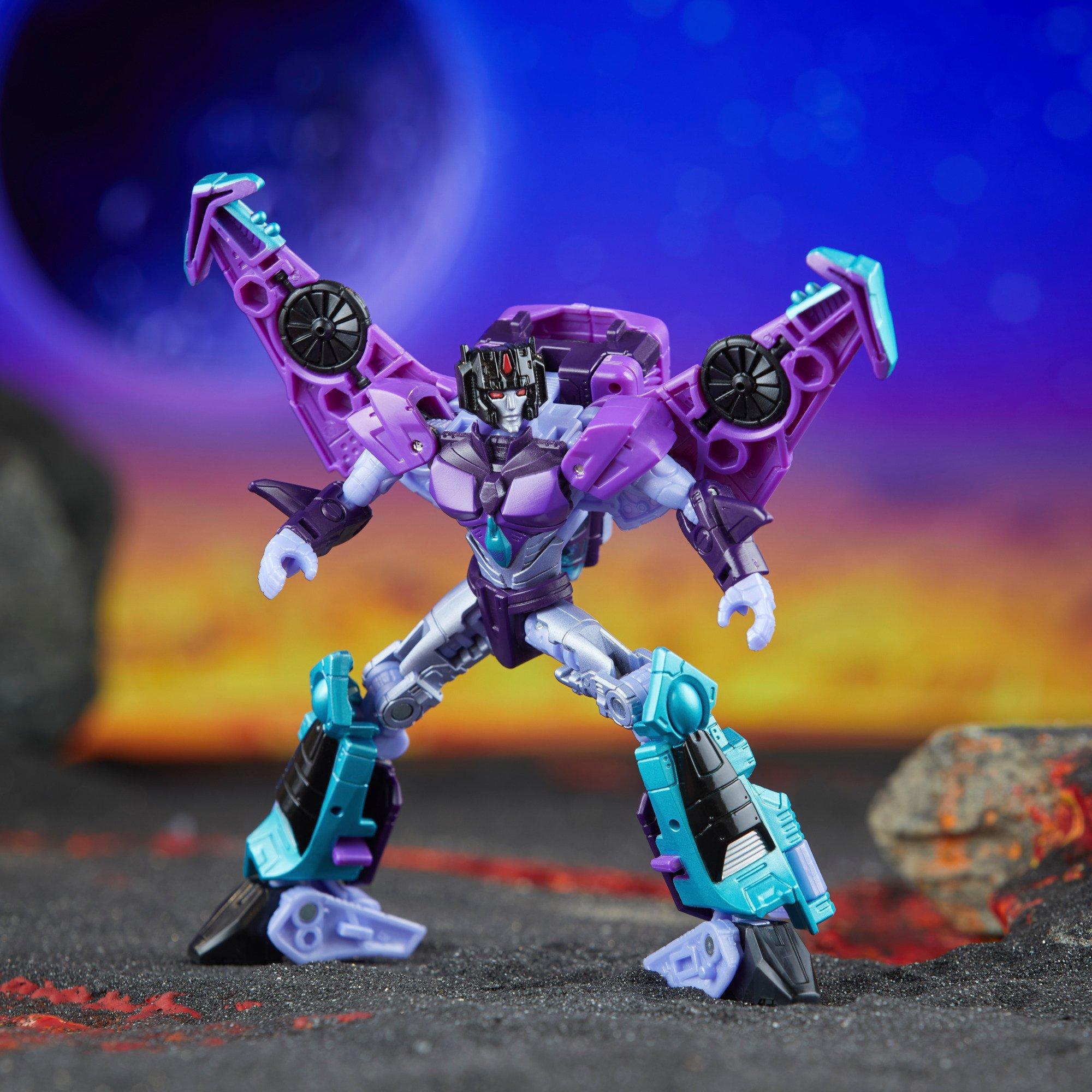 Hasbro Transformers Legacy United Deluxe Class Cyberverse Universe Slipstream 5.5-in Action Figure