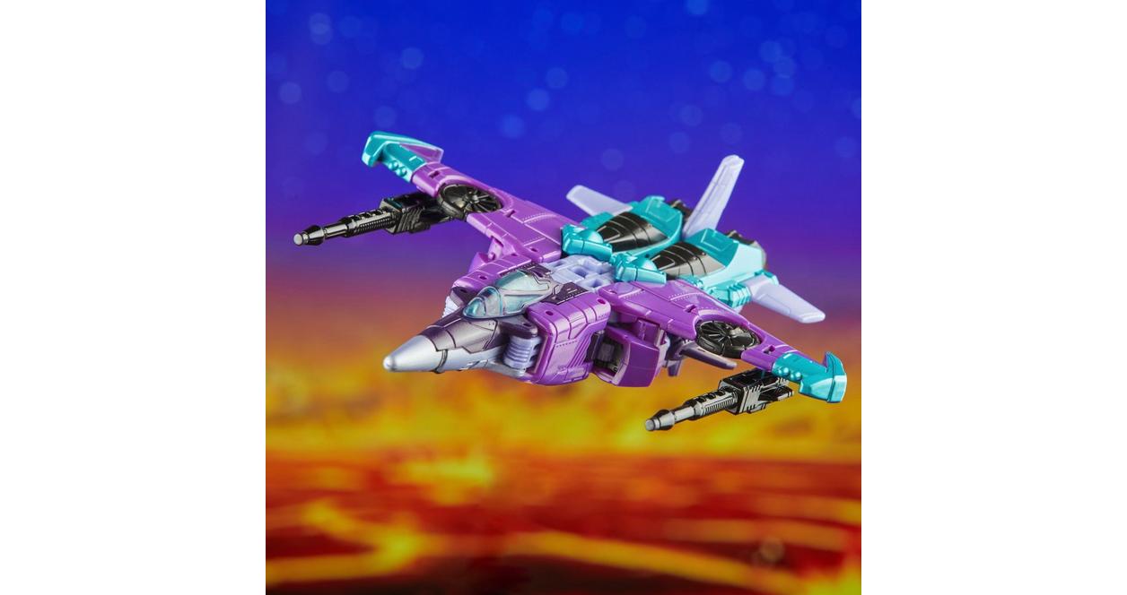 Transformers Legacy United Deluxe Slipstream Action Figure - 5.5" Converting Robot To Jet Toy