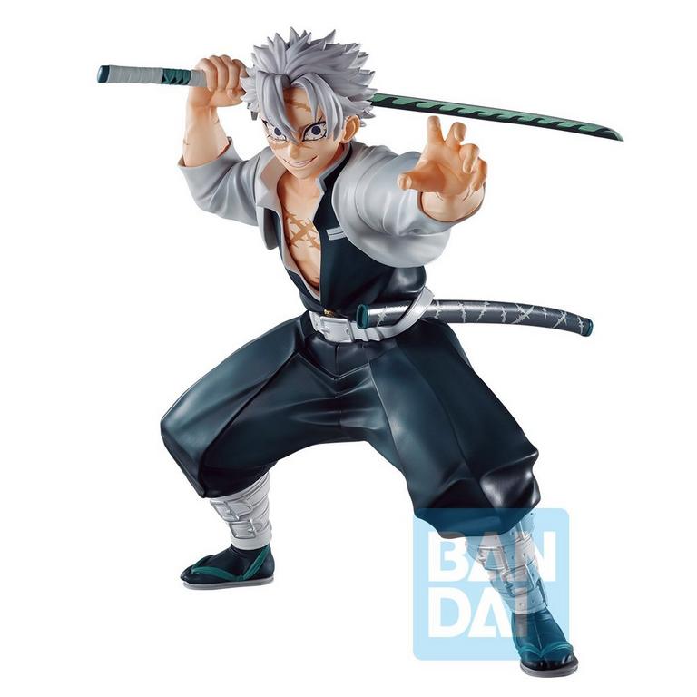 Bandai Demon Slayer: Kimetsu no Yaiba Ichibansho Sanemi Shinazugawa (Hashira Training Arc) 7.9-in Figure GameStop Exclusive