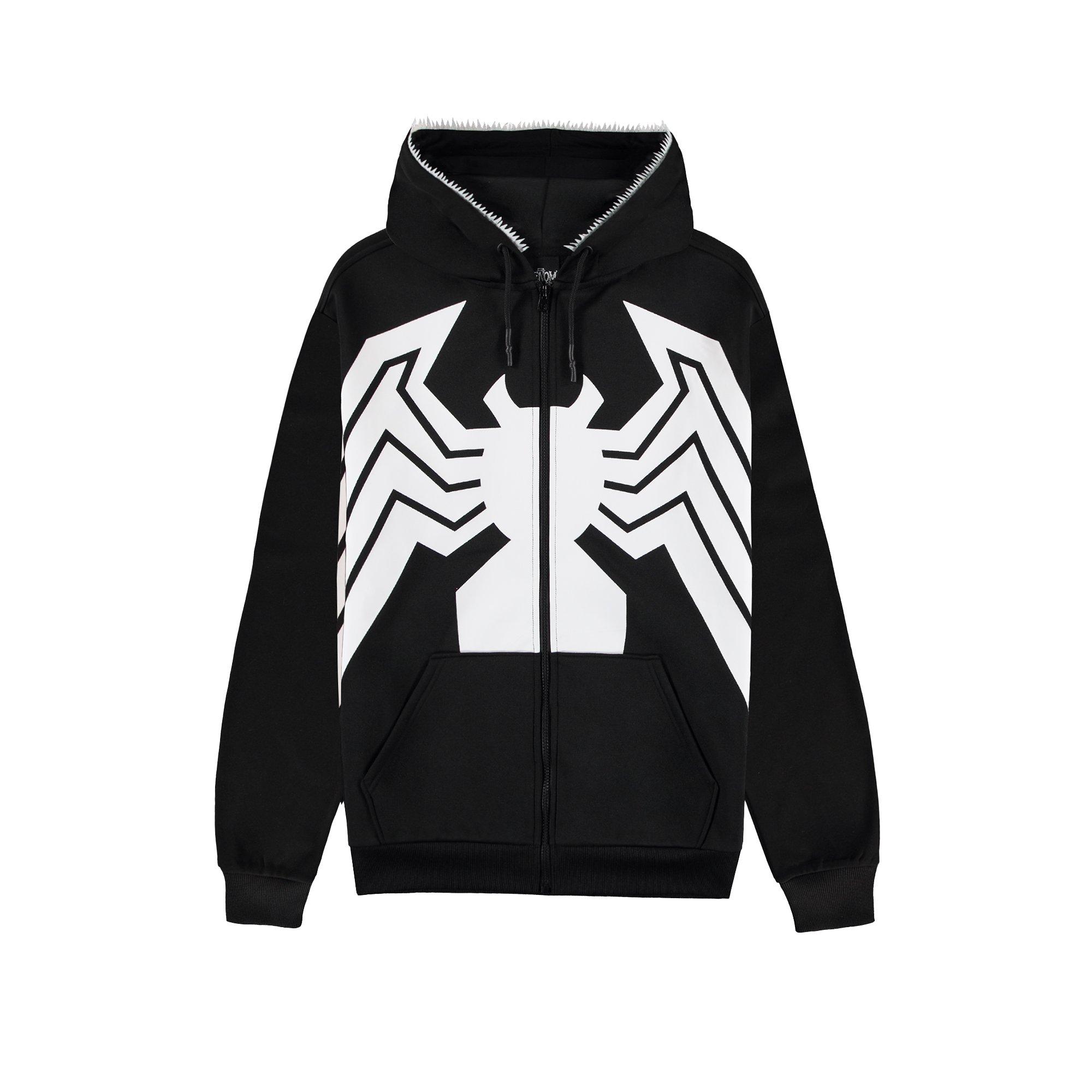 Geeknet Marvel Venom Novelty Zip Up Hoodie GameStop Exclusive GameStop