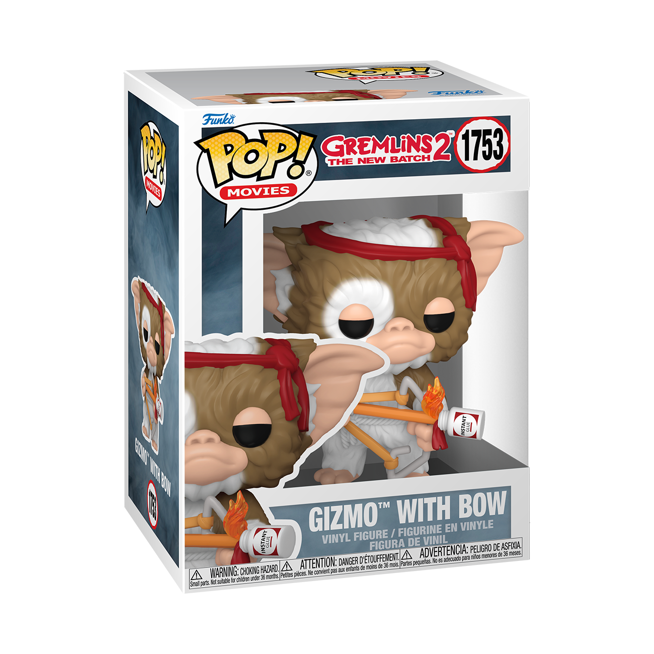 グレムリン　ギズモ　ストライプ　2体セット　フィギュア　FUNKO　POP Gremlins 2 Film Collection Blu Ray DVD Gizmo Stripe Funko