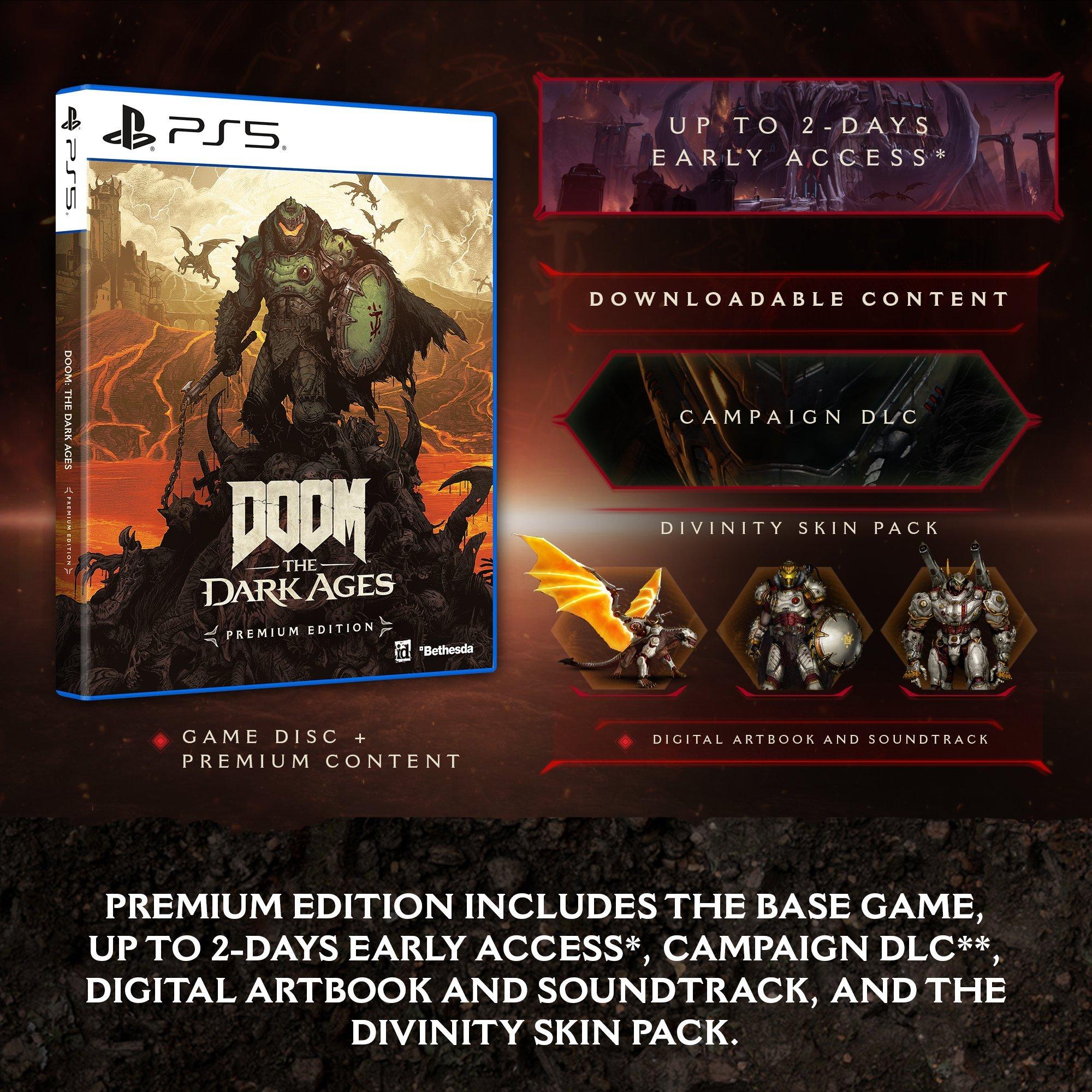 DOOM: The Dark Ages Premium Edition - PlayStation 5