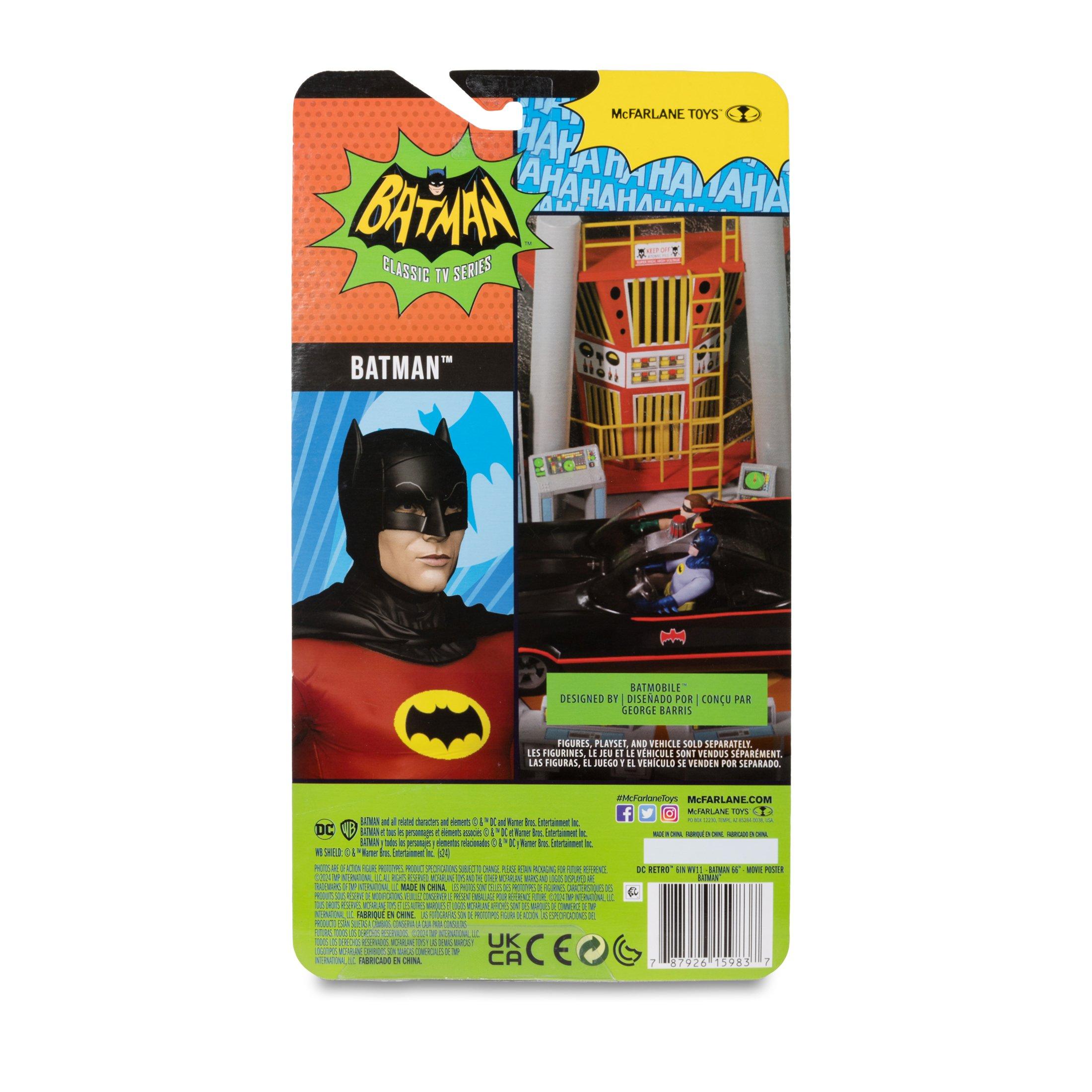 McFarlane Toys DC Retro Batman 66 Movie Poster Batman 6-in Action Figure
