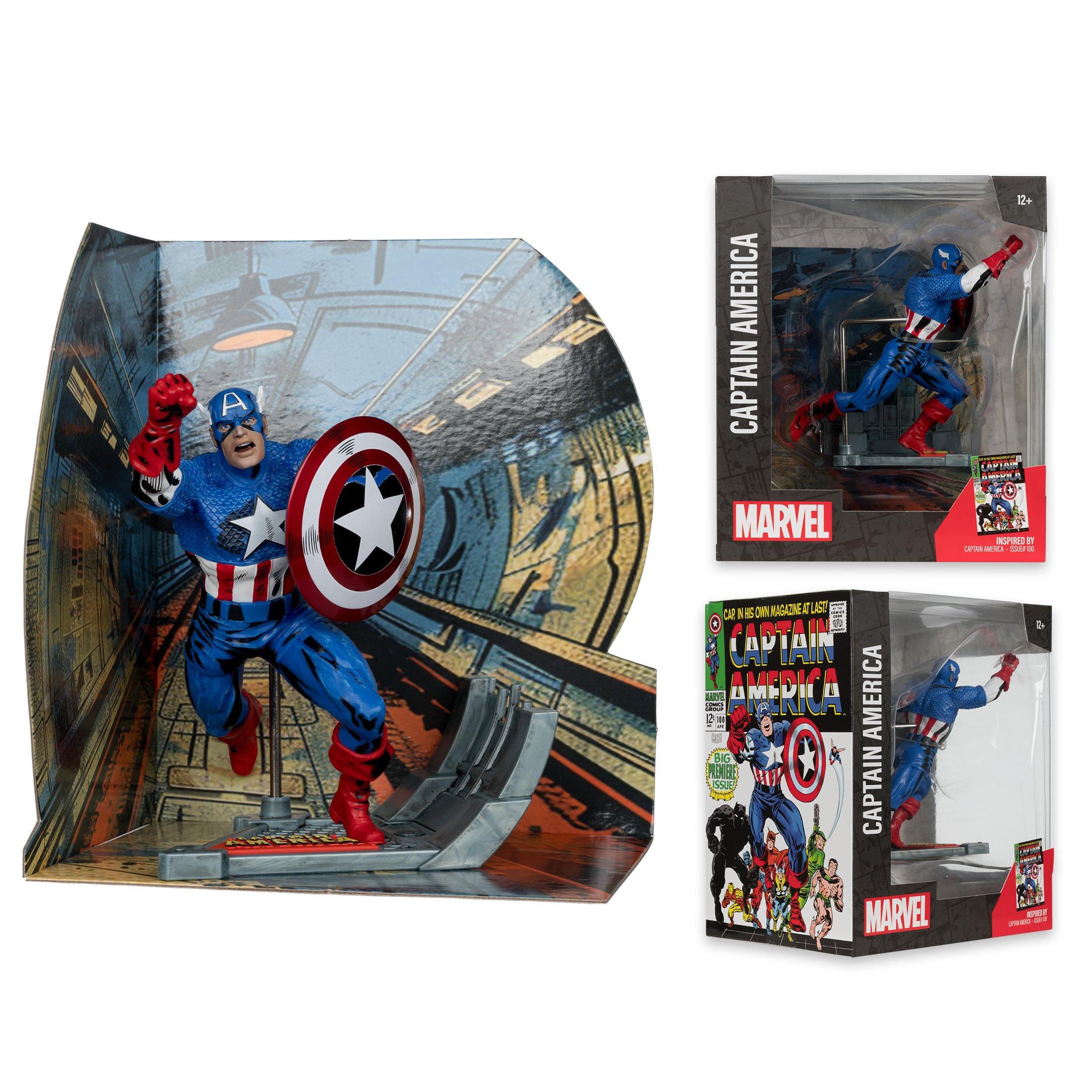 McFarlane Toys Marvel Collection Captain America - Captain America (Issue 100) 1:10th Scale Statue