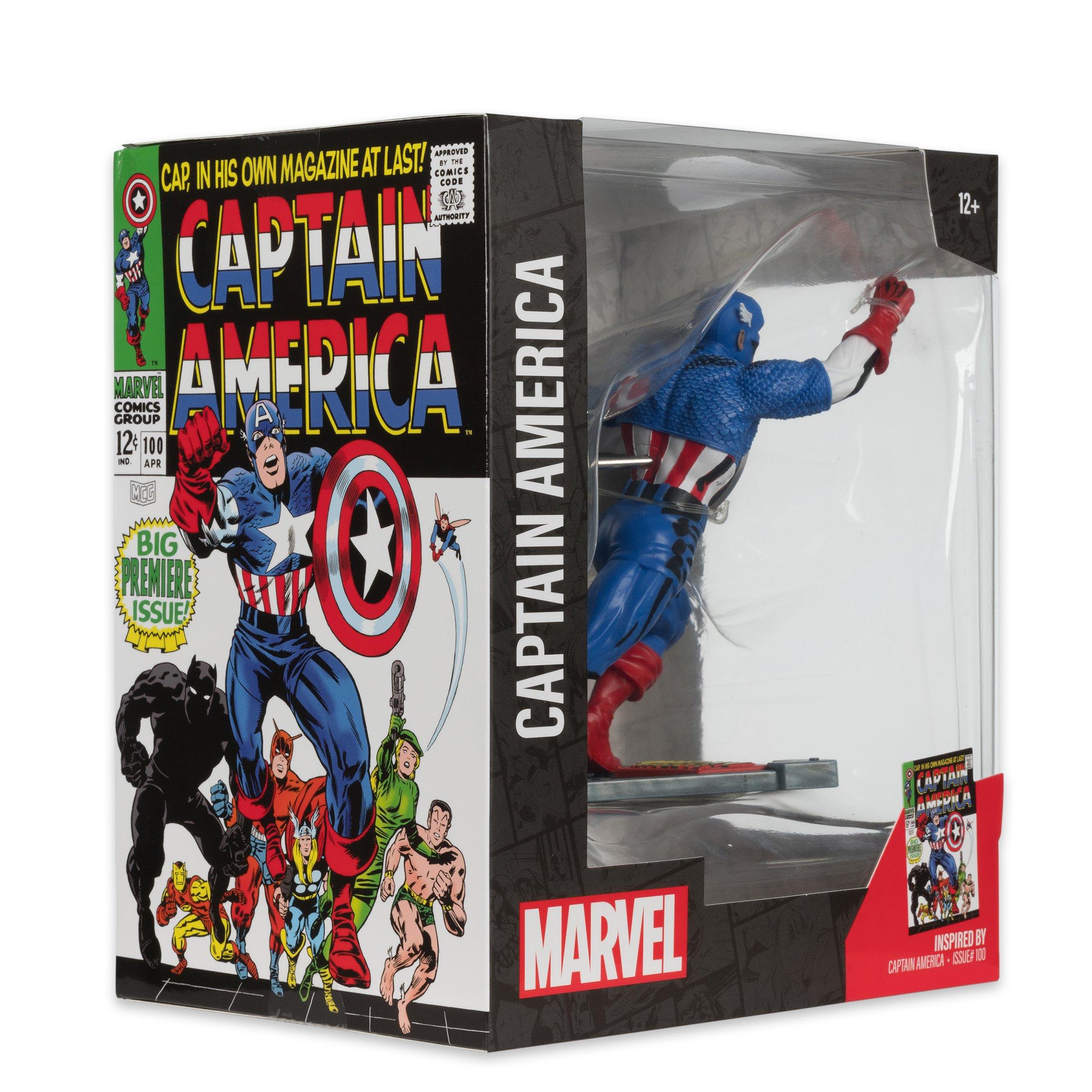 McFarlane Toys Marvel Collection Captain America - Captain America (Issue 100) 1:10th Scale Statue