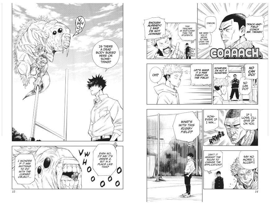 Jujutsu Kaisen Manga Volume 01