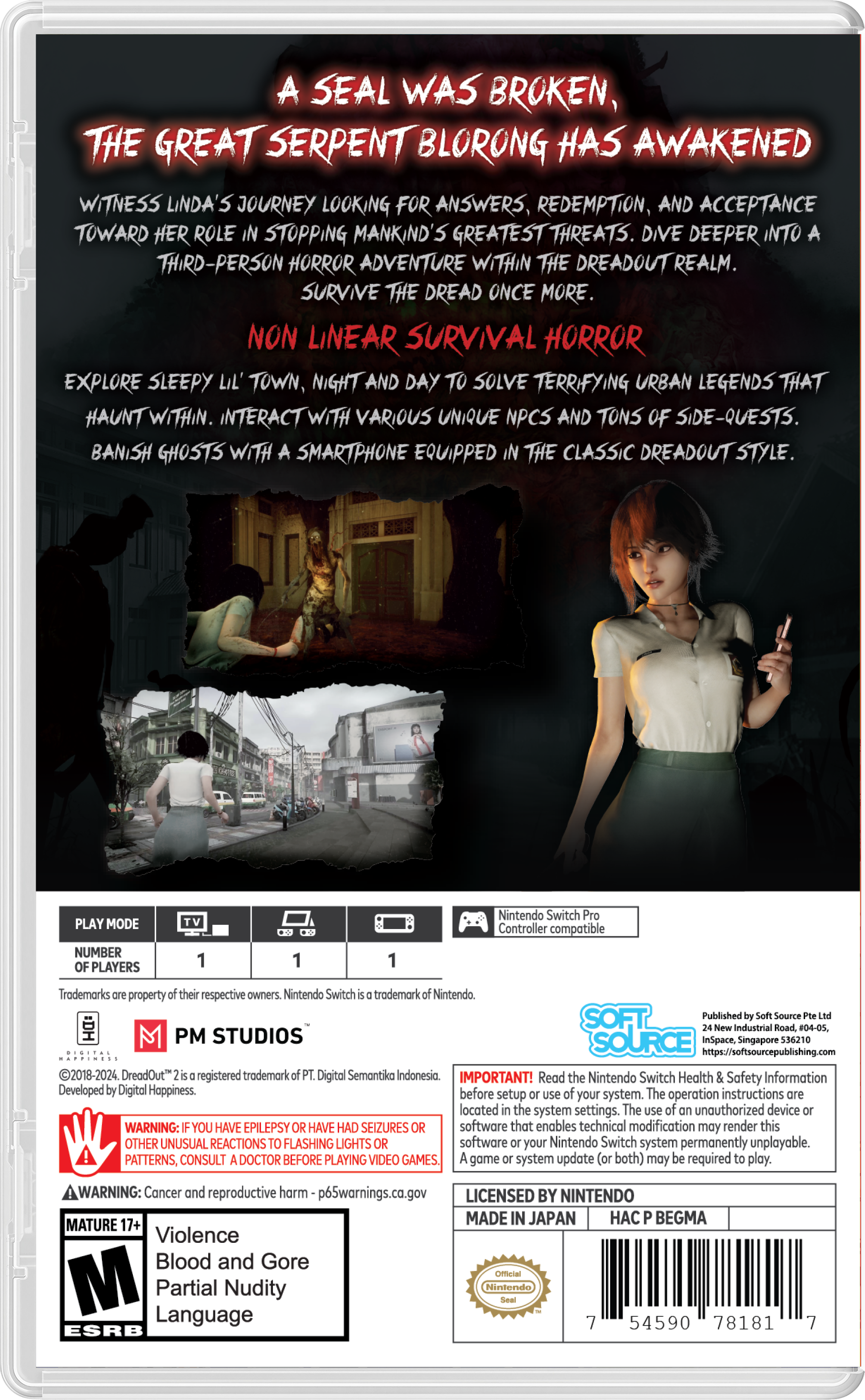 DreadOut 2 - Nintendo Switch