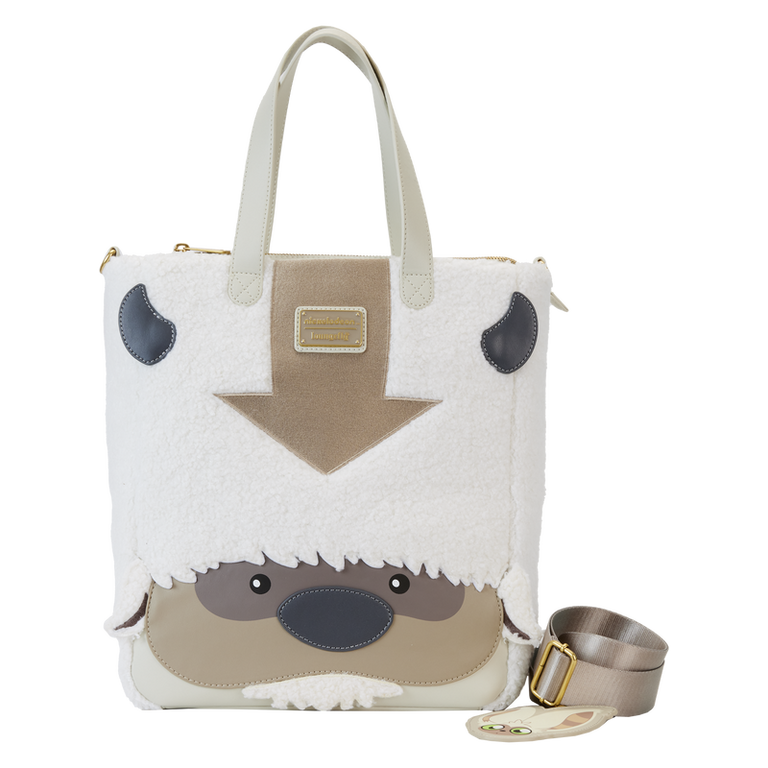 Loungefly Avatar: The Last Airbender Appa Cosplay Plush Tote Bag with Momo Charm