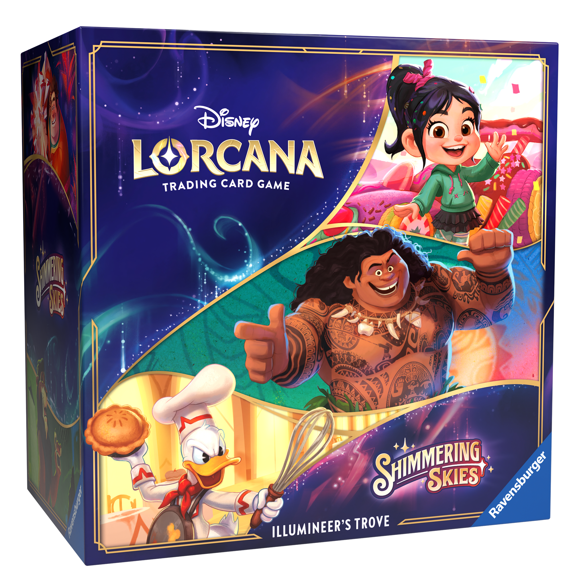 Disney Lorcana: Shimmering Skies Chapter 5 Illumineer's Trove Box (8 Booster Packs)