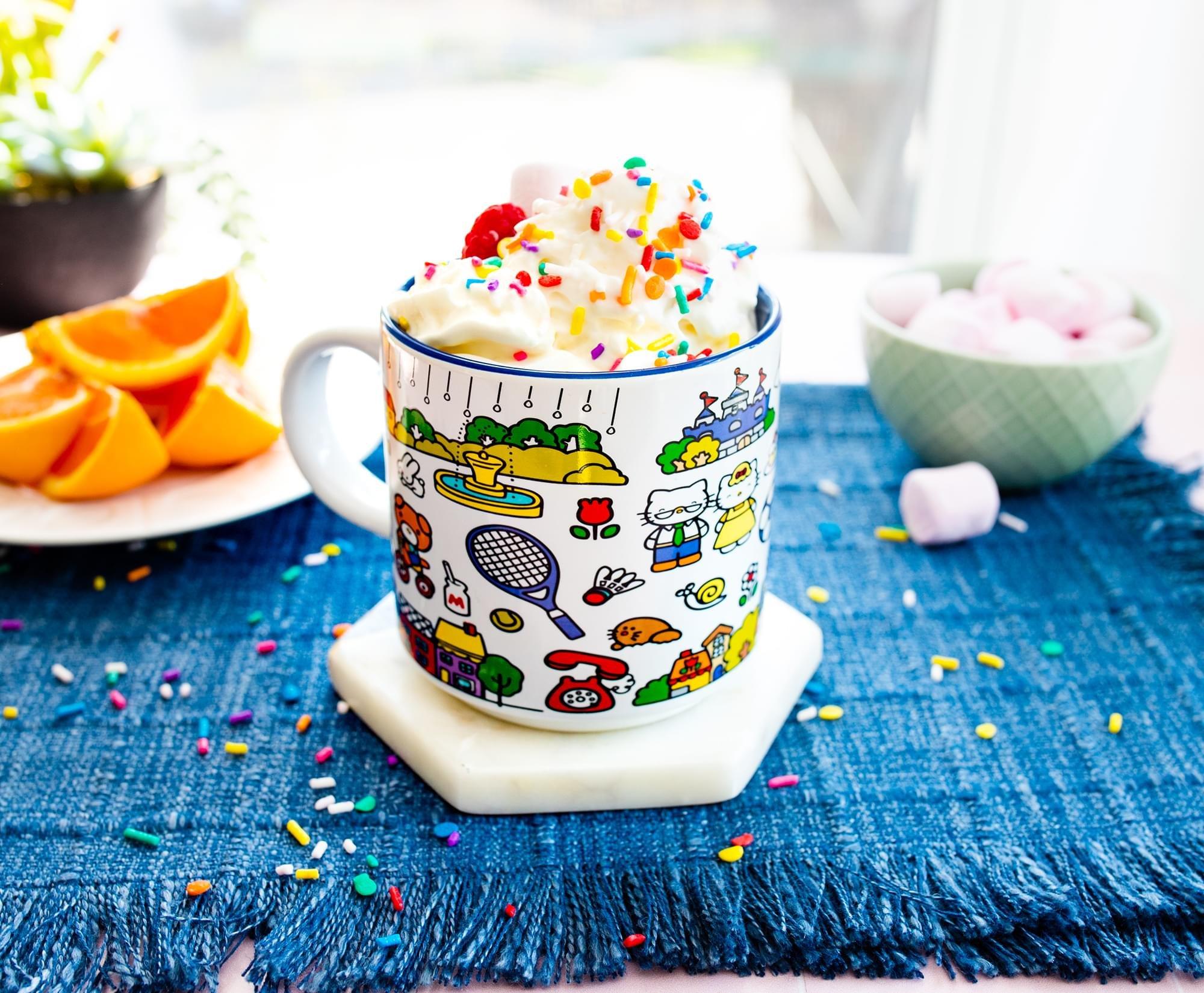 Sanrio Hello Kitty Red Map 13oz Ceramic Mug