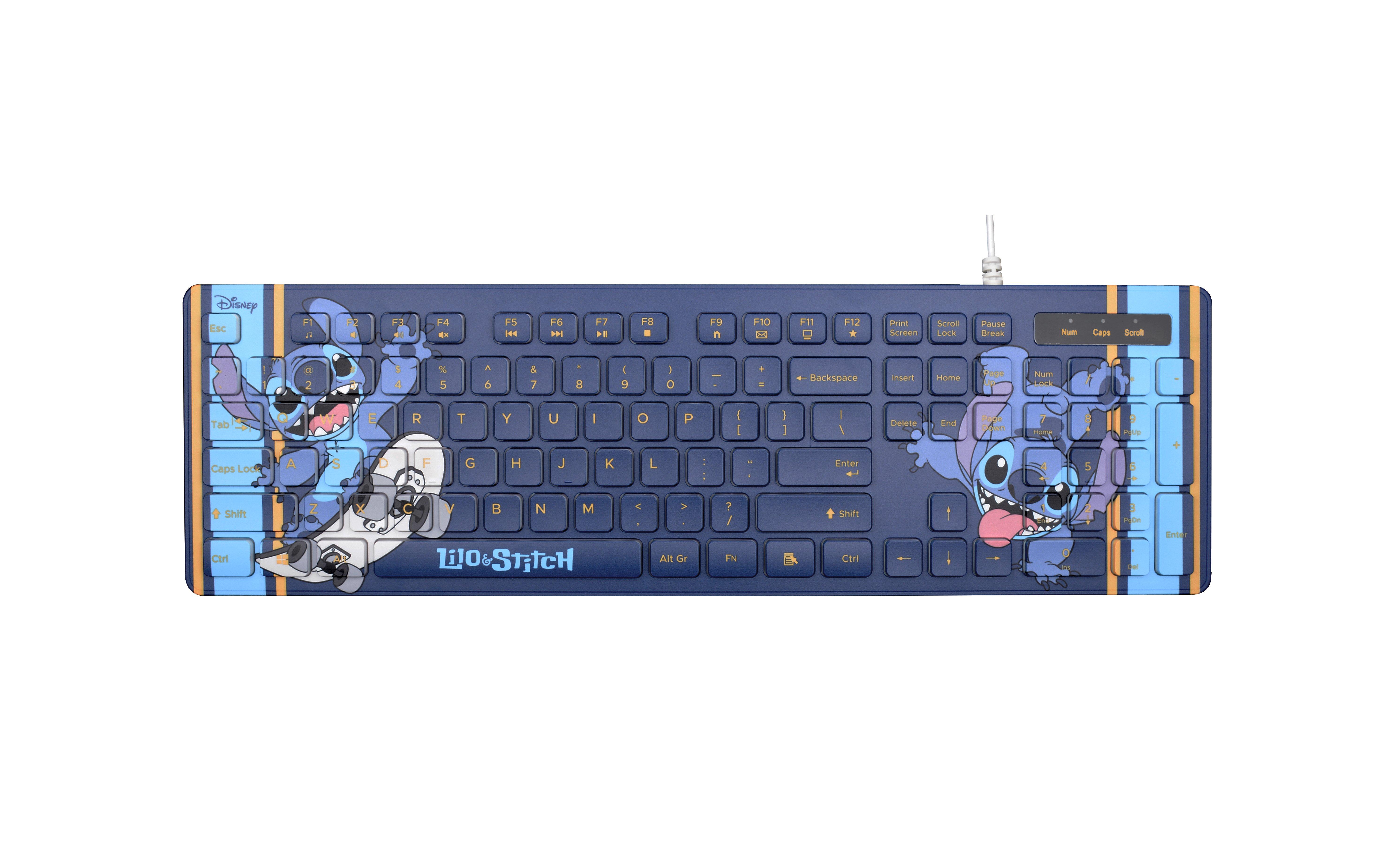 ☆Stitch♪ Title Stitch Wired Membrane Keyboard | GameStop