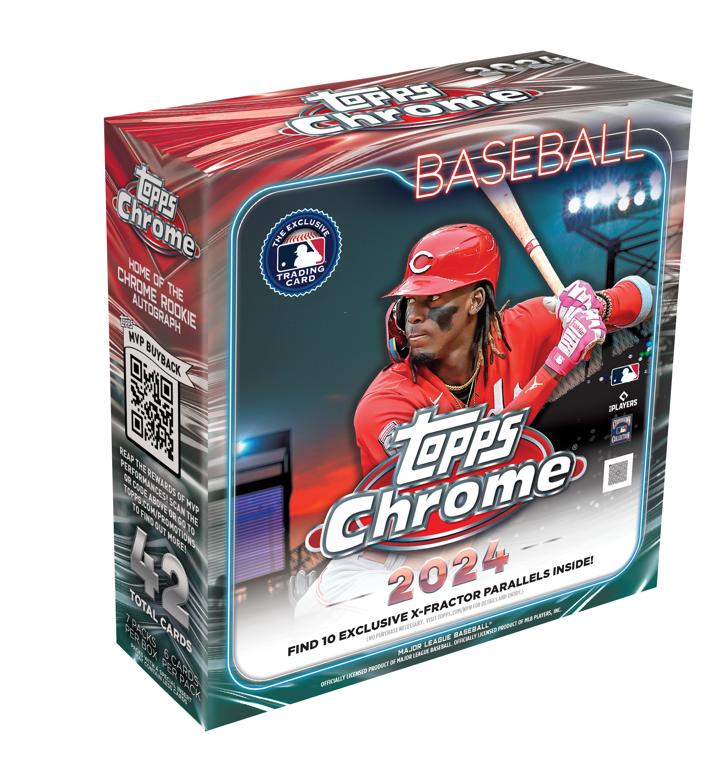 2024 Topps MLB Chrome Baseball Trading Cards Monster Box | GameStop