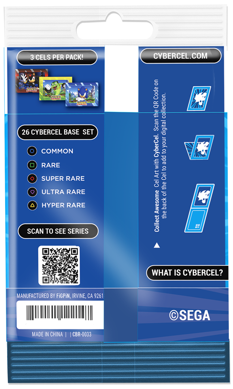 FiGPiN Sonic the Hedgehog: Cybercel Trading Cards Foil Pack (Series 2)