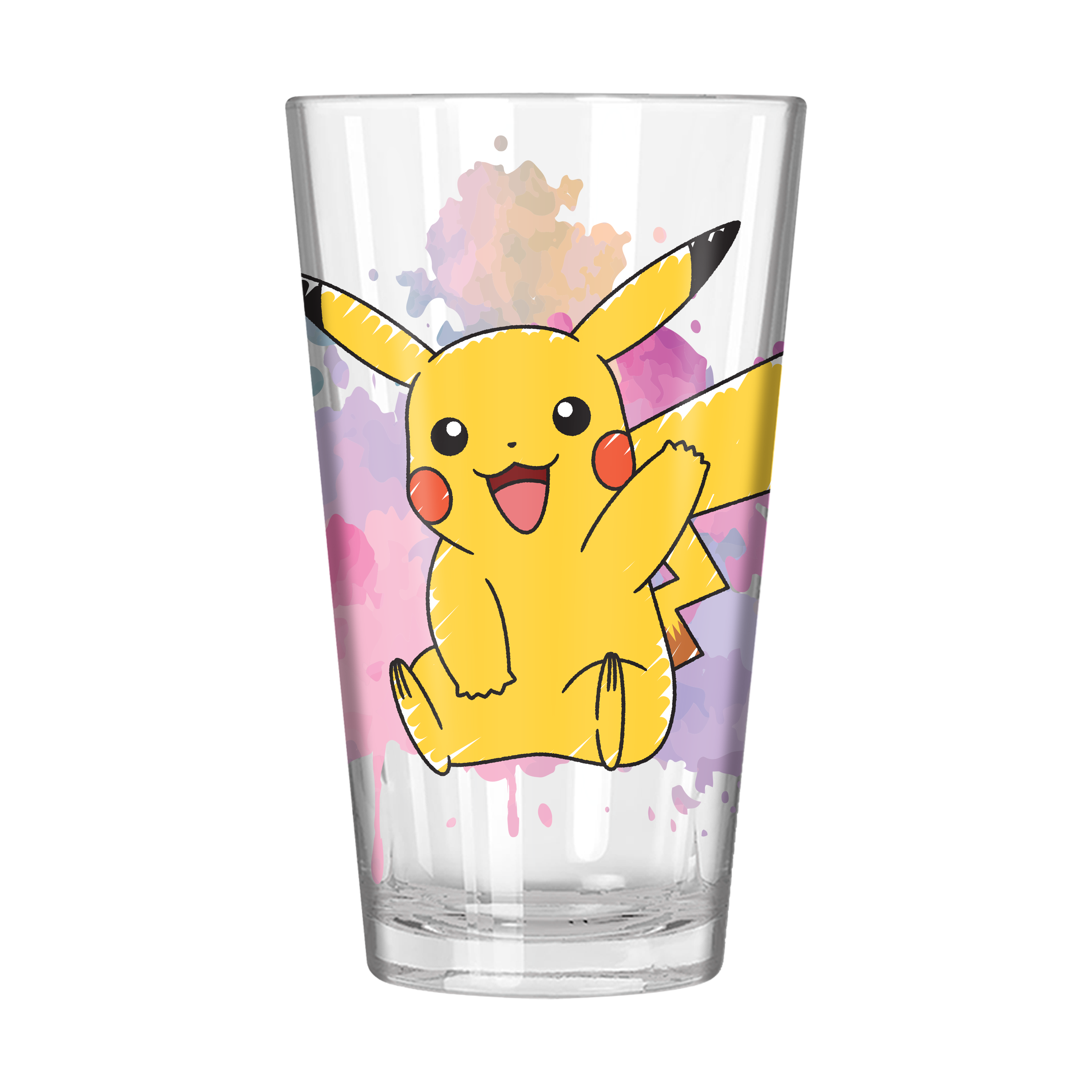 Pokemon Painted Pikachu 16oz Pint Drinking Glass | GameStop