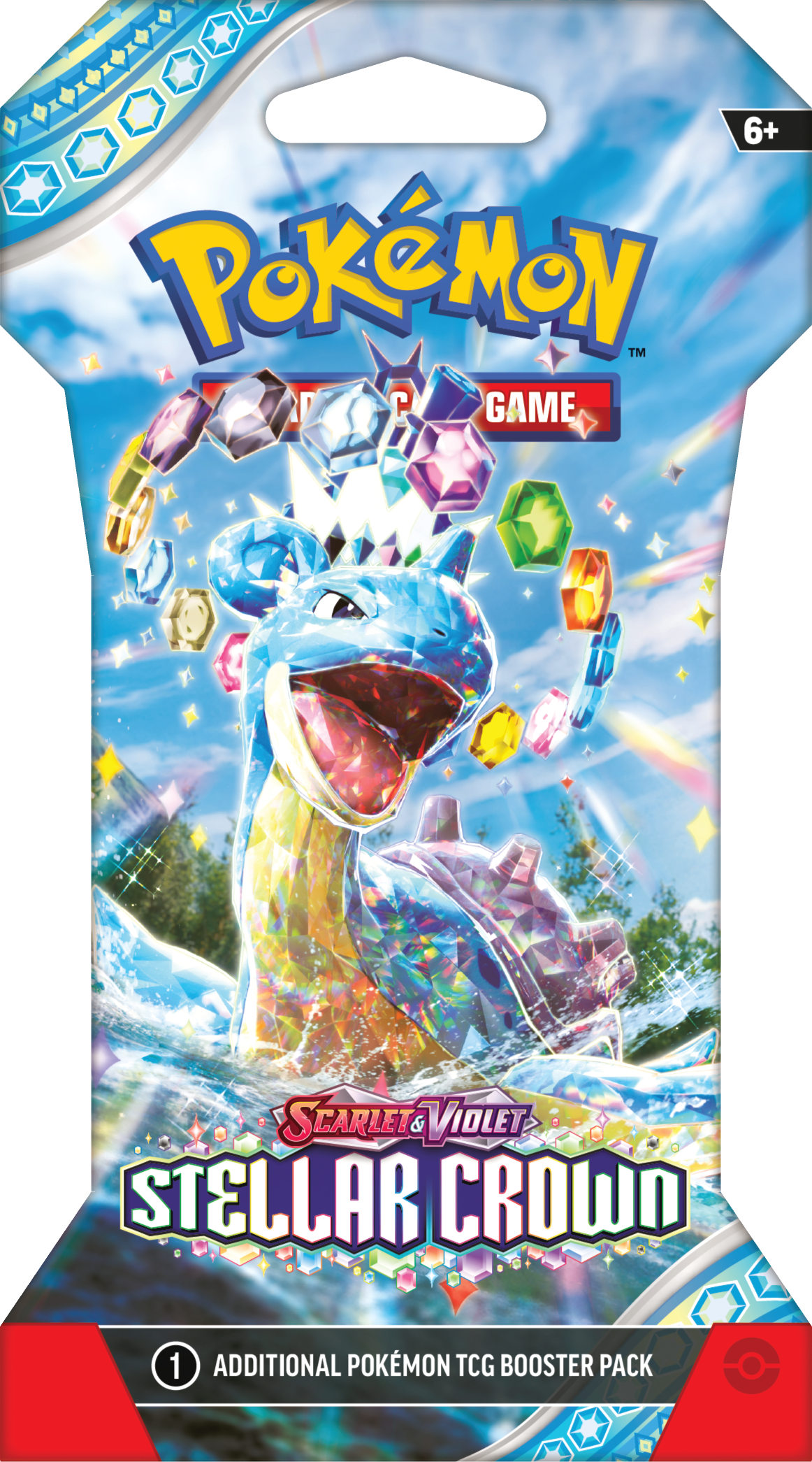 Pokemon Trading Card Game: Scarlet and Violet Stellar Crown Sleeved Booster Pack (Styles May Vary