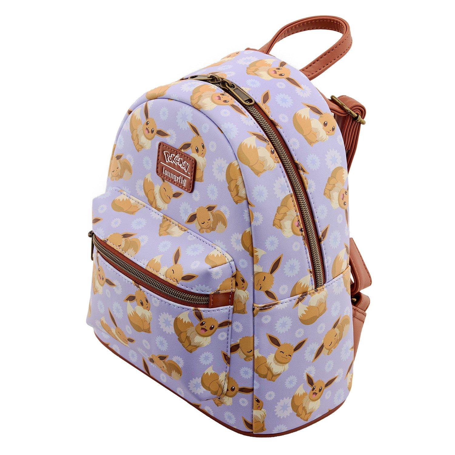 Loungefly Pokemon Eevee Floral Mini Backpack GameStop Exclusive