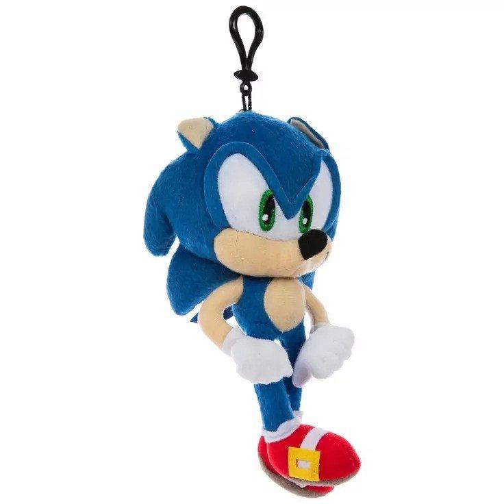Sonic the Hedgehog Sonic 8-in Plush Key Chain, Accessory Innovations