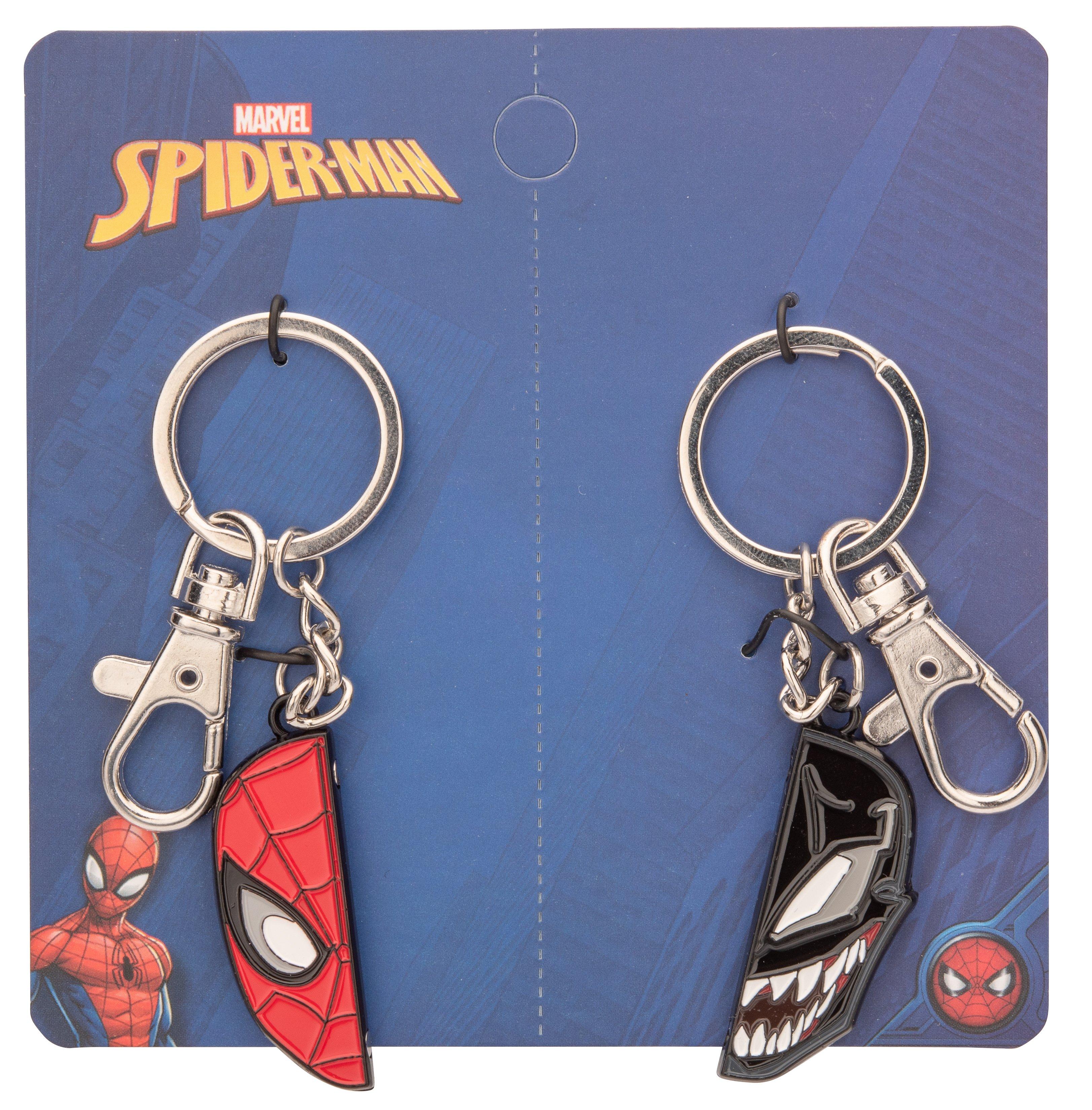 Marvel Spiderman and Venom Best Friend Magnetic Keychain Set GameStop Exclusive