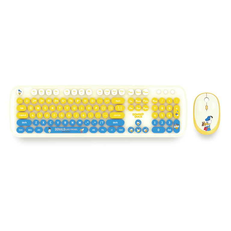 Disney Donald Duck 90th Anniversary 2.4G Wireless Keyboard and