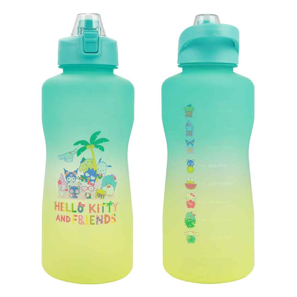 Sanrio Hello Kitty and Friends 2-Liter Motivational Water Bottle