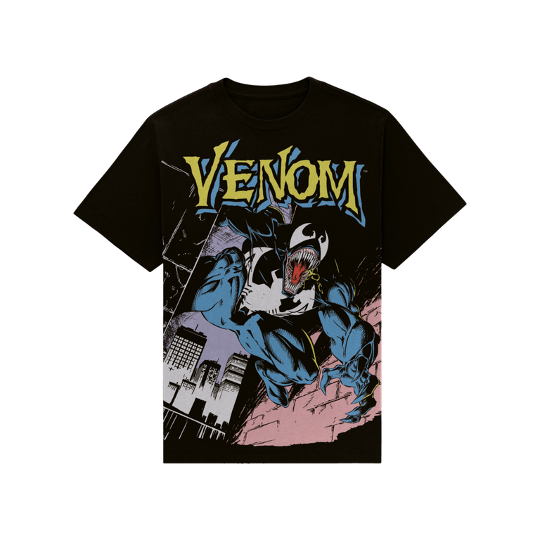 Marvel Venom Lethal Protector Comic Cover Unisex Short Sleeve Graphic T-Shirt GameStop Exclusive