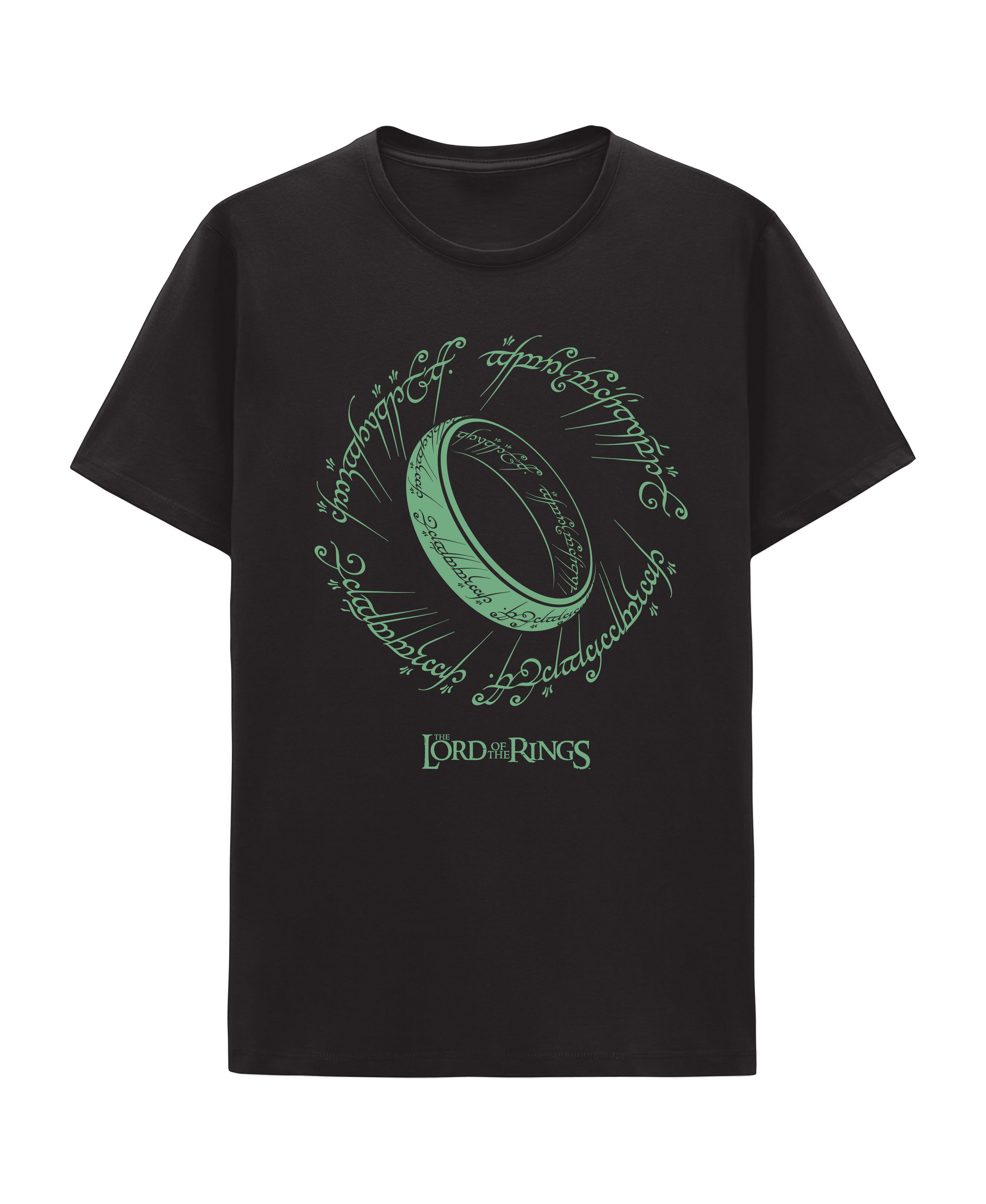 The Lord of the Rings Glow in the Dark Unisex Graphic T-Shirt GameStop Exclusive, Size: XL