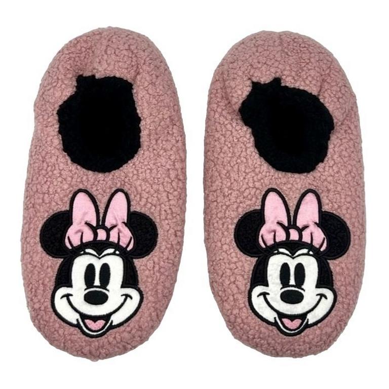 Fuzzy Babba Disney Minnie Mouse Figural Slipper Socks