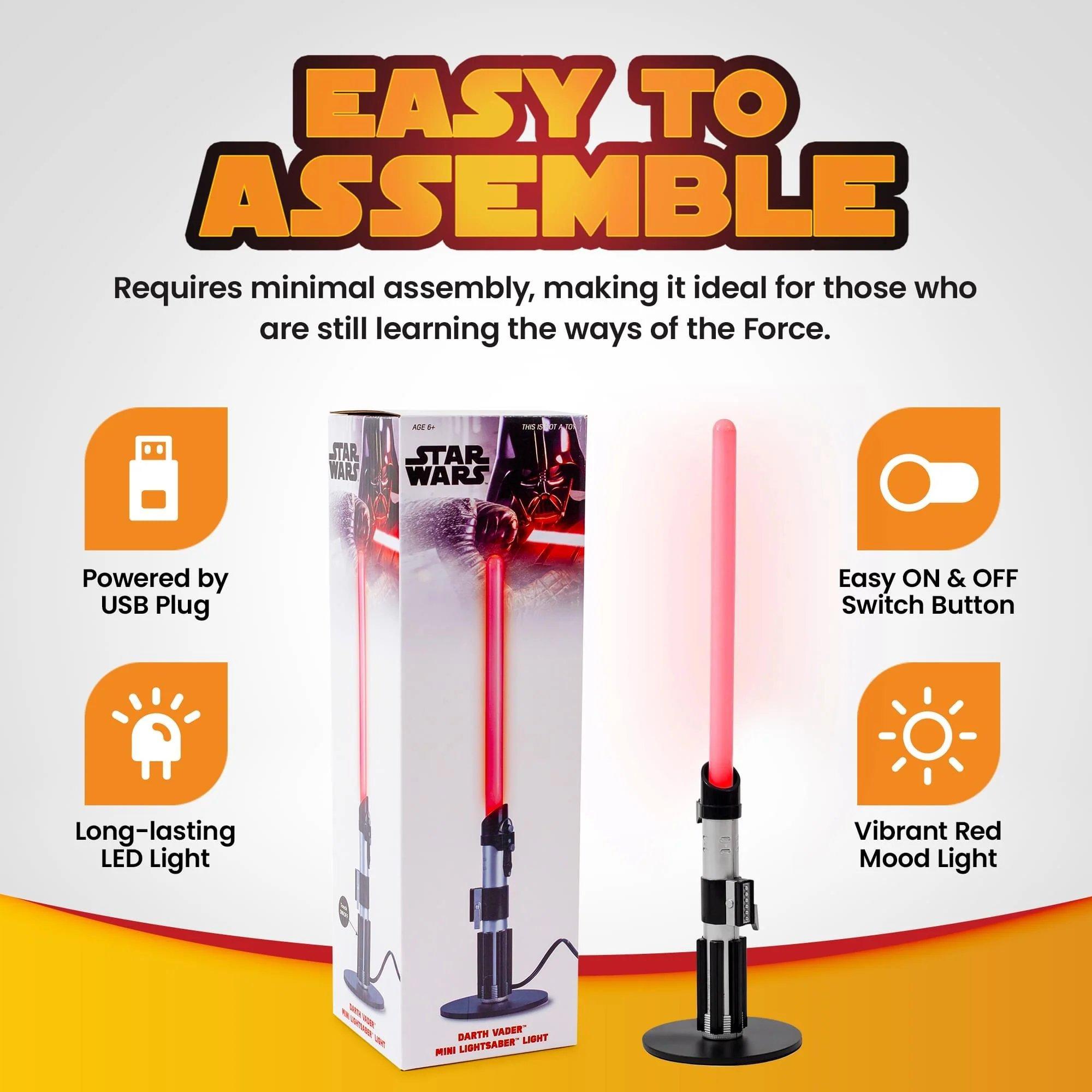 Star Wars Darth Vader 12-in Lightsaber Lamp