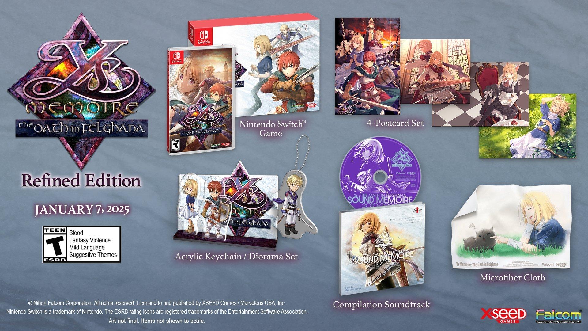 Ys Memoire: The Oath in Felghana - D1 Refined Edition