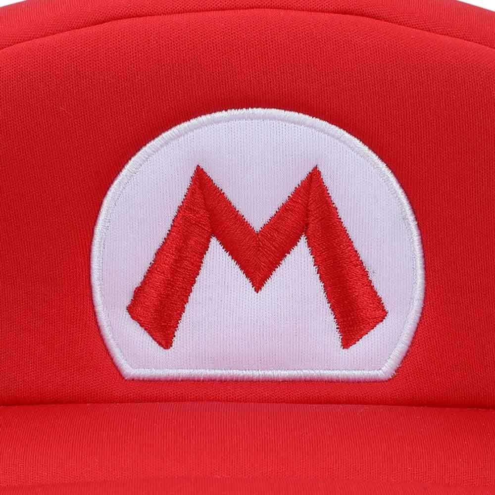 Mario Bros Hat Logo Amazon.com: Super Mario Bros Embroidered Mario M