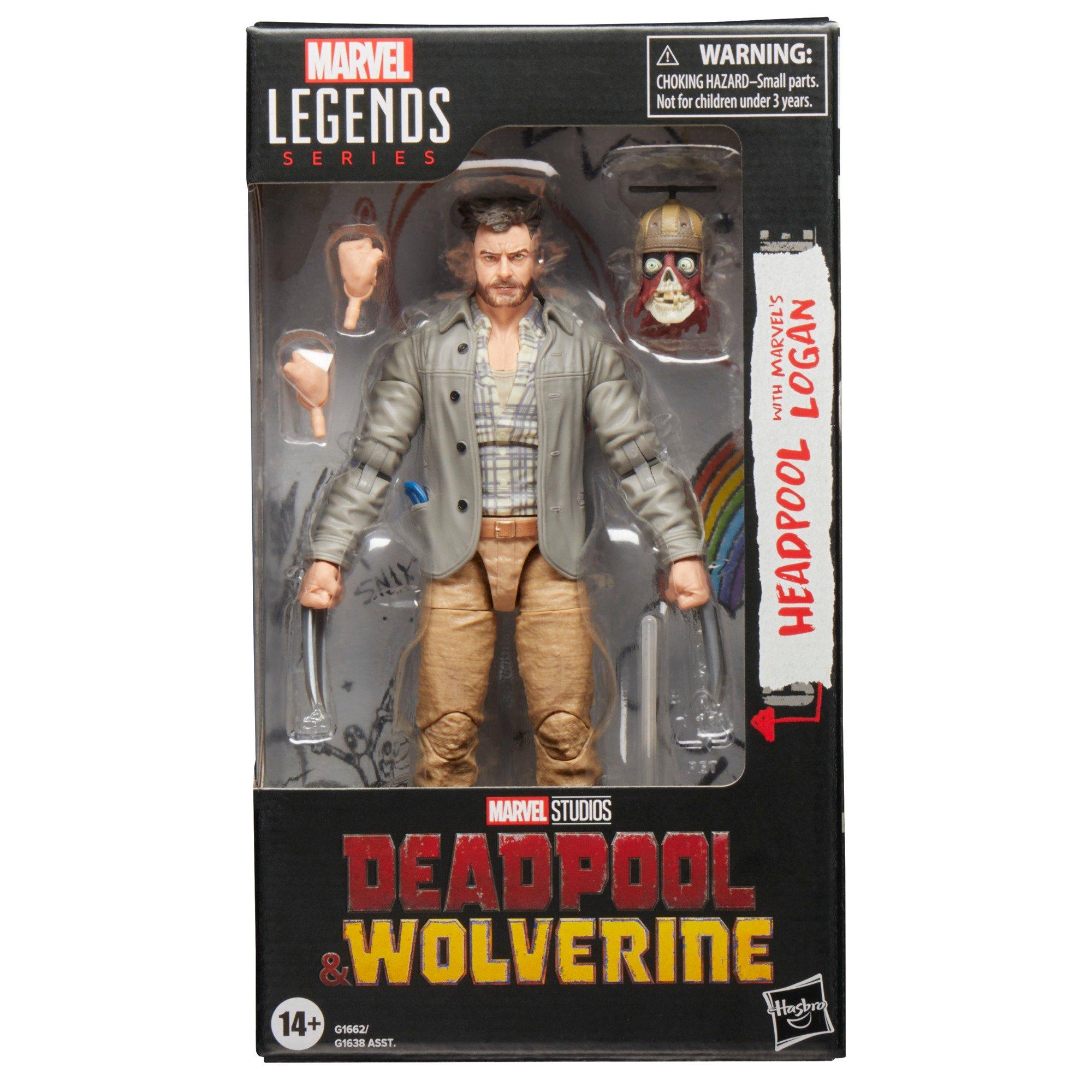 定番人気！ Hasbro Marvel Legends Deadpool and Wolverine Headpool with アメコミ