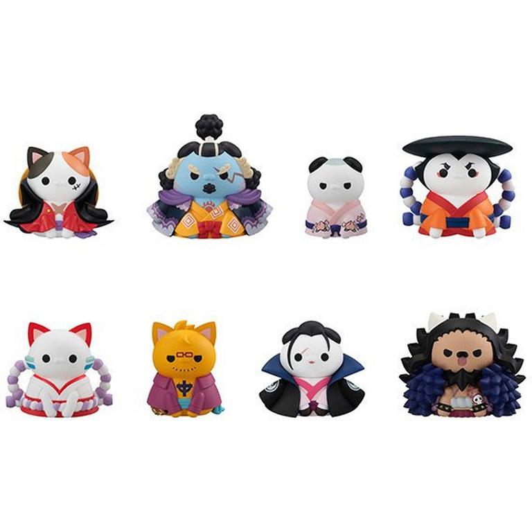 MegaHouse Mega Cat Project Nyan Piece Nyan! ver. Luffy in Wano Kuni (Repeat) Blind Box (Set of 8) (Styles May Vary)