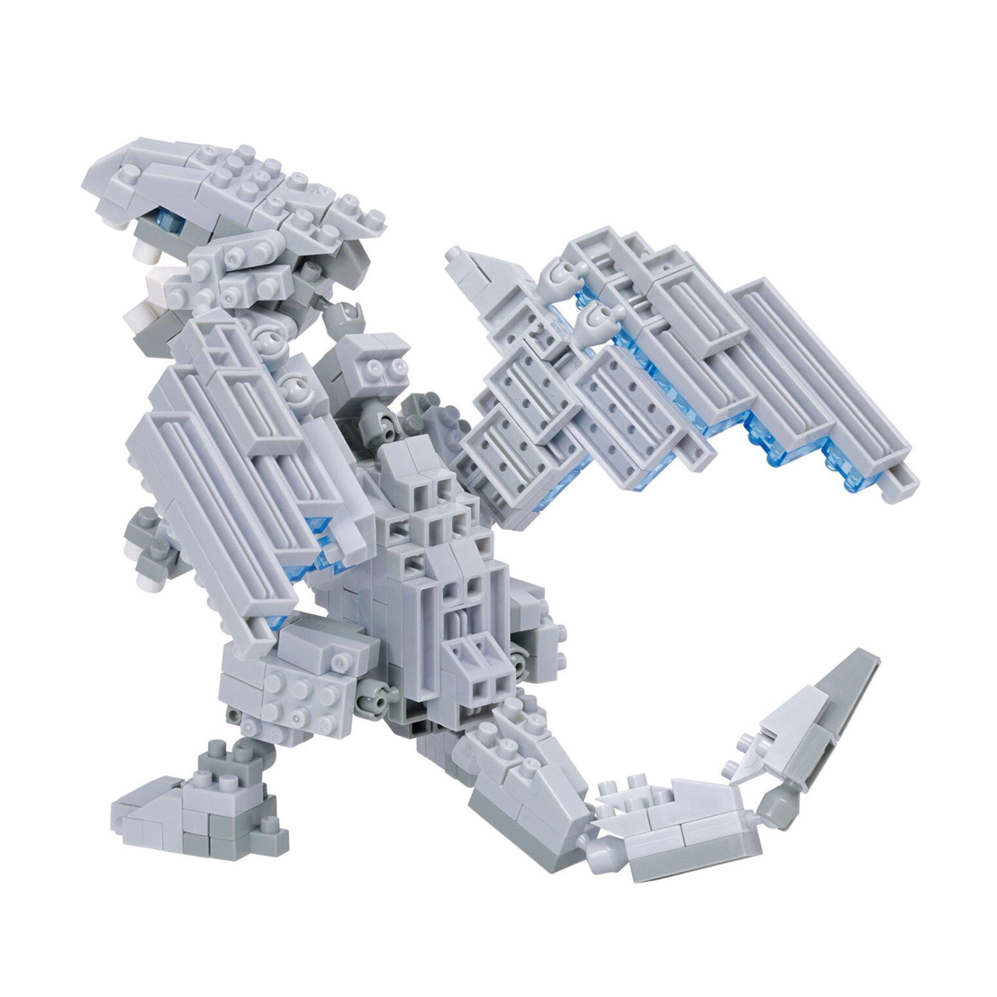 Nanoblock Character Collection Series Yu-Gi-Oh! Duel Monsters Blue-Eyes White Dragon 4.17-in Figure