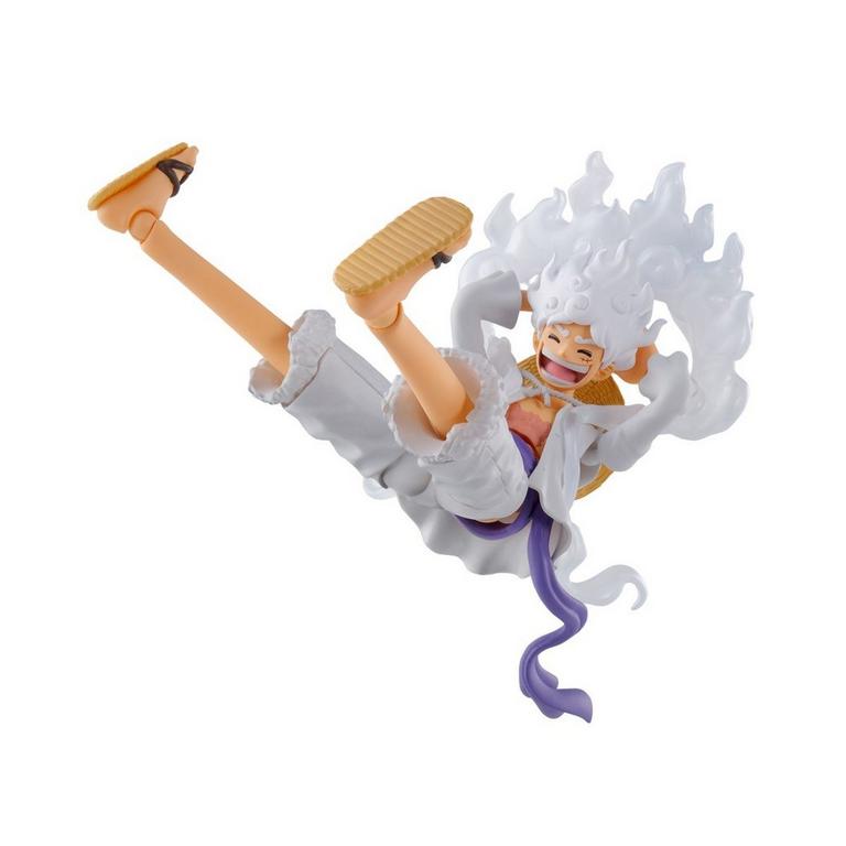 Tamashii Nations One Piece  S.H. Figuarts Monkey D. Luffy (Gear 5) 6.1-in Action Figure