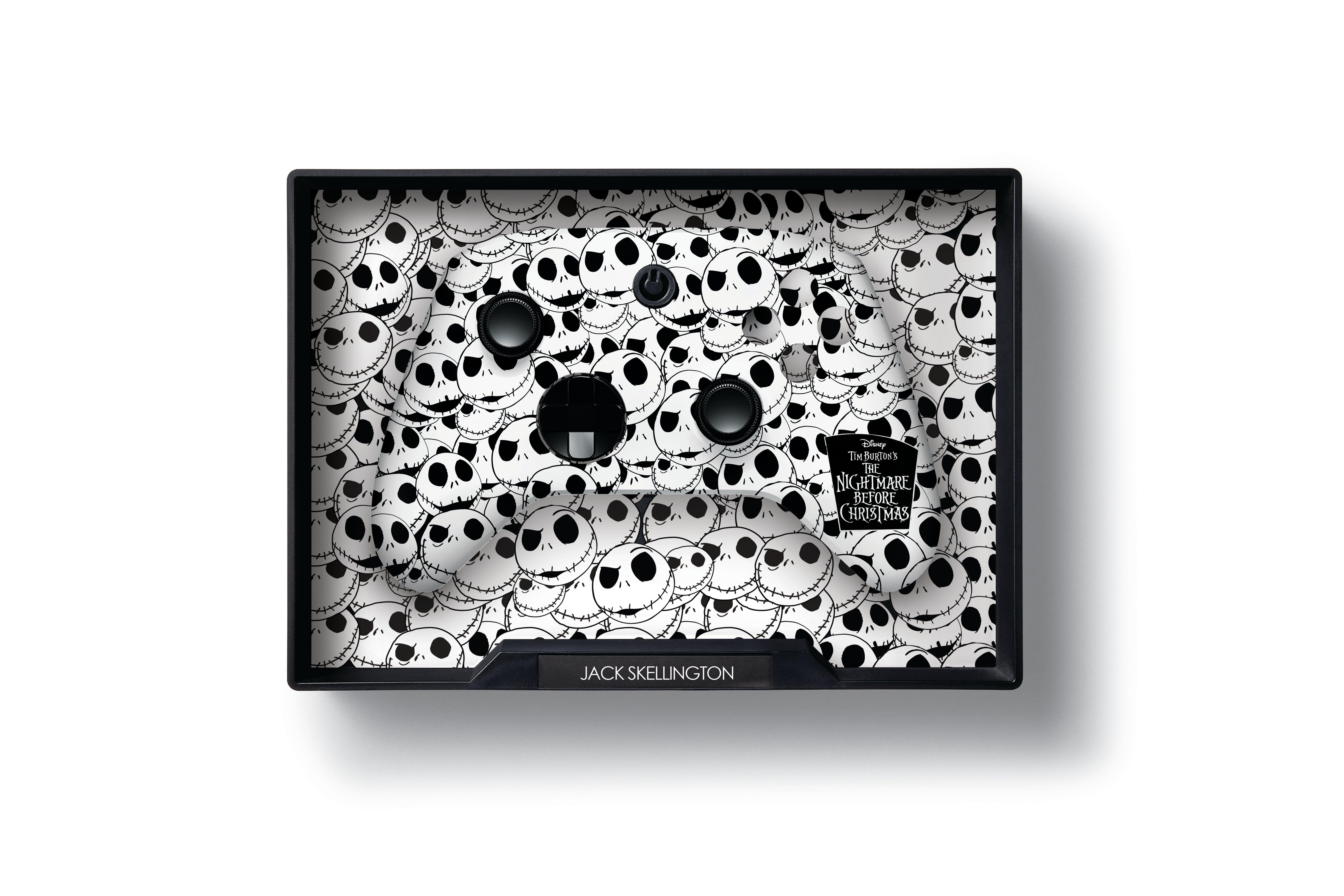 CANDY CON x Nightmare Before Christmas Jack Skellington Controller Kit Framed Edition GameStop Exclusive