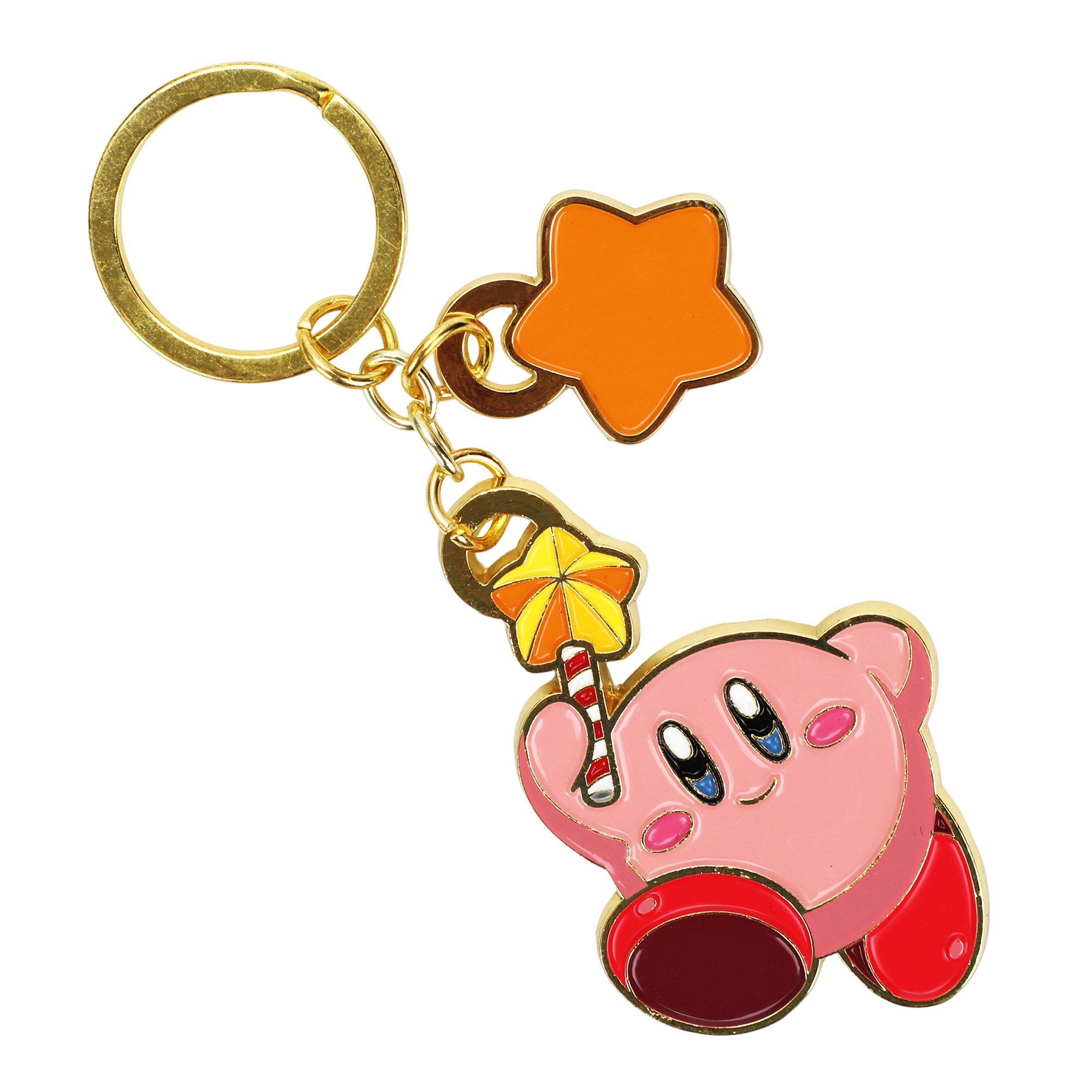 Kirby - Kirby Star Charm Wand Keychain, Bioworld Merchandising