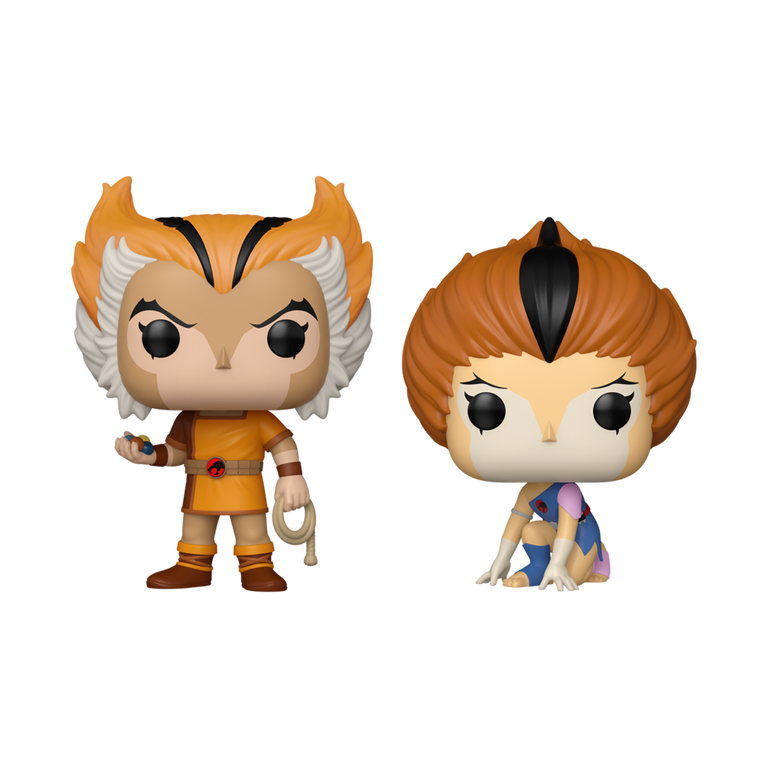 Funko POP! Animation: ThunderCats Wilykat and Wilykit 3.9 and 4.35-in Vinyl Figure Set