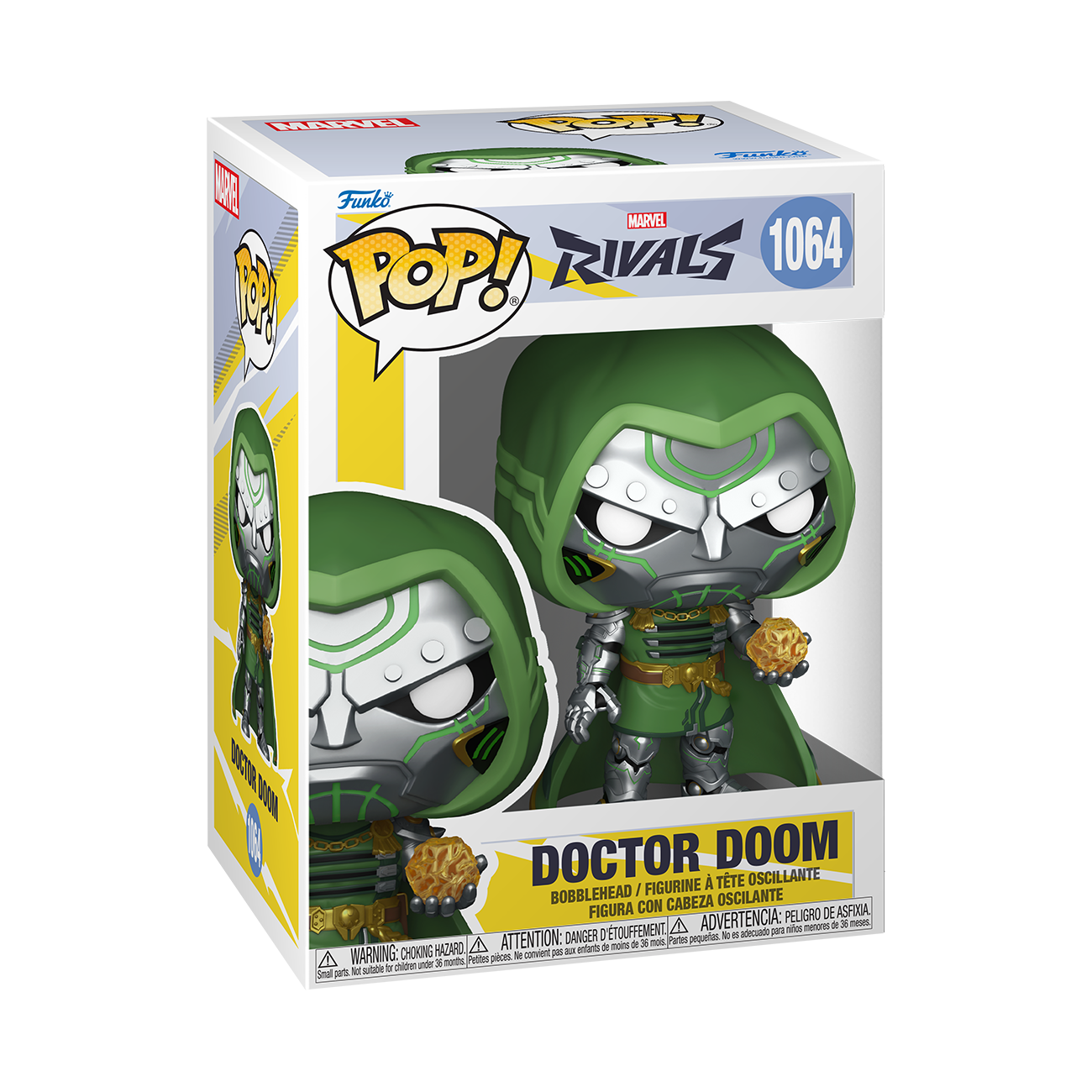 Funko POP! Games: Marvel Rivals Doctor Doom 3.9-in Vinyl Bobblehead Figure