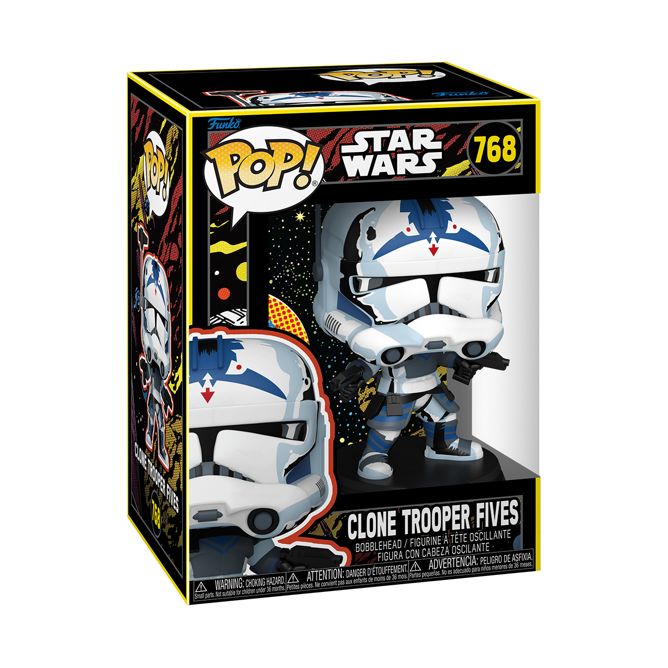Funko POP! Star Wars: Clone Wars Fives (Retro) 4.55-in Vinyl