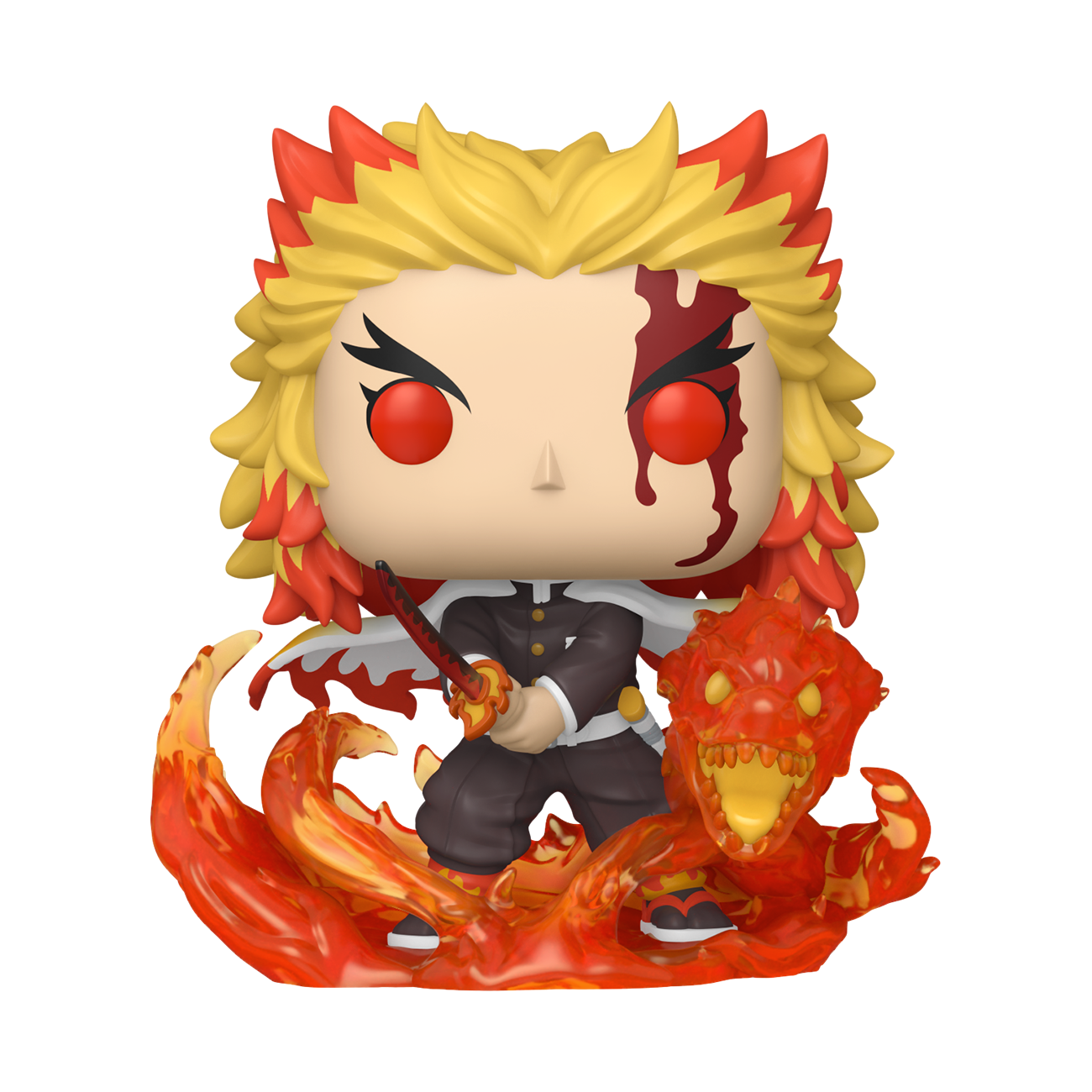 Funko POP! Animation: Demon Slayer: Kimetsu no Yaiba Rengoku (9th form) 4.2-in Vinyl Figure