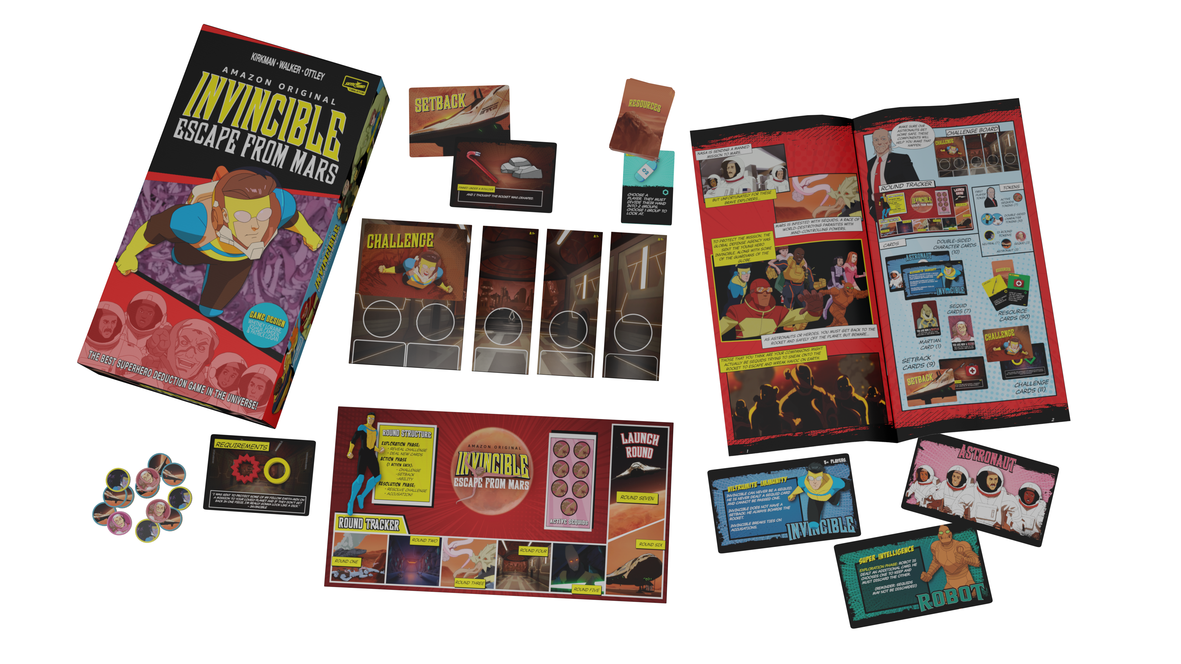 Skybound Games Invincible: Escape from Mars Board Game