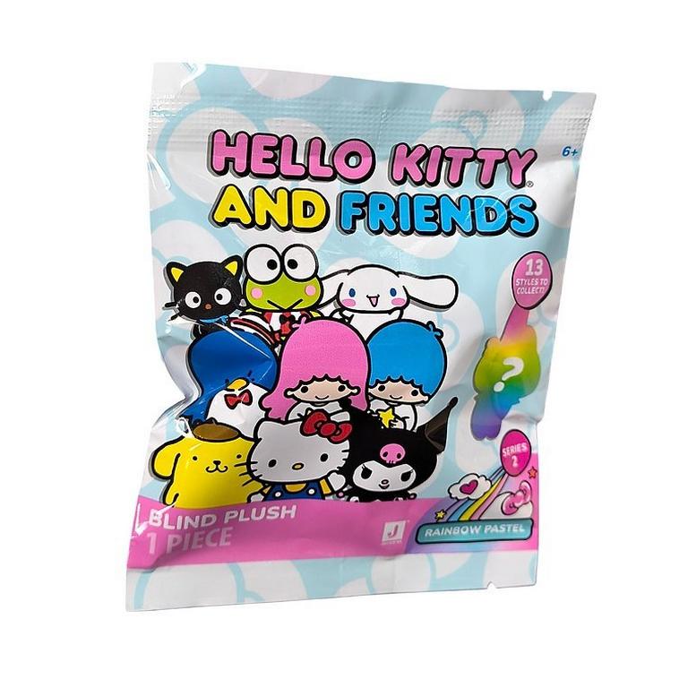 Jazwares Sanrio Hello Kitty and Friends Rainbow Pastel 2-in Blind Plush (Styles May Vary)
