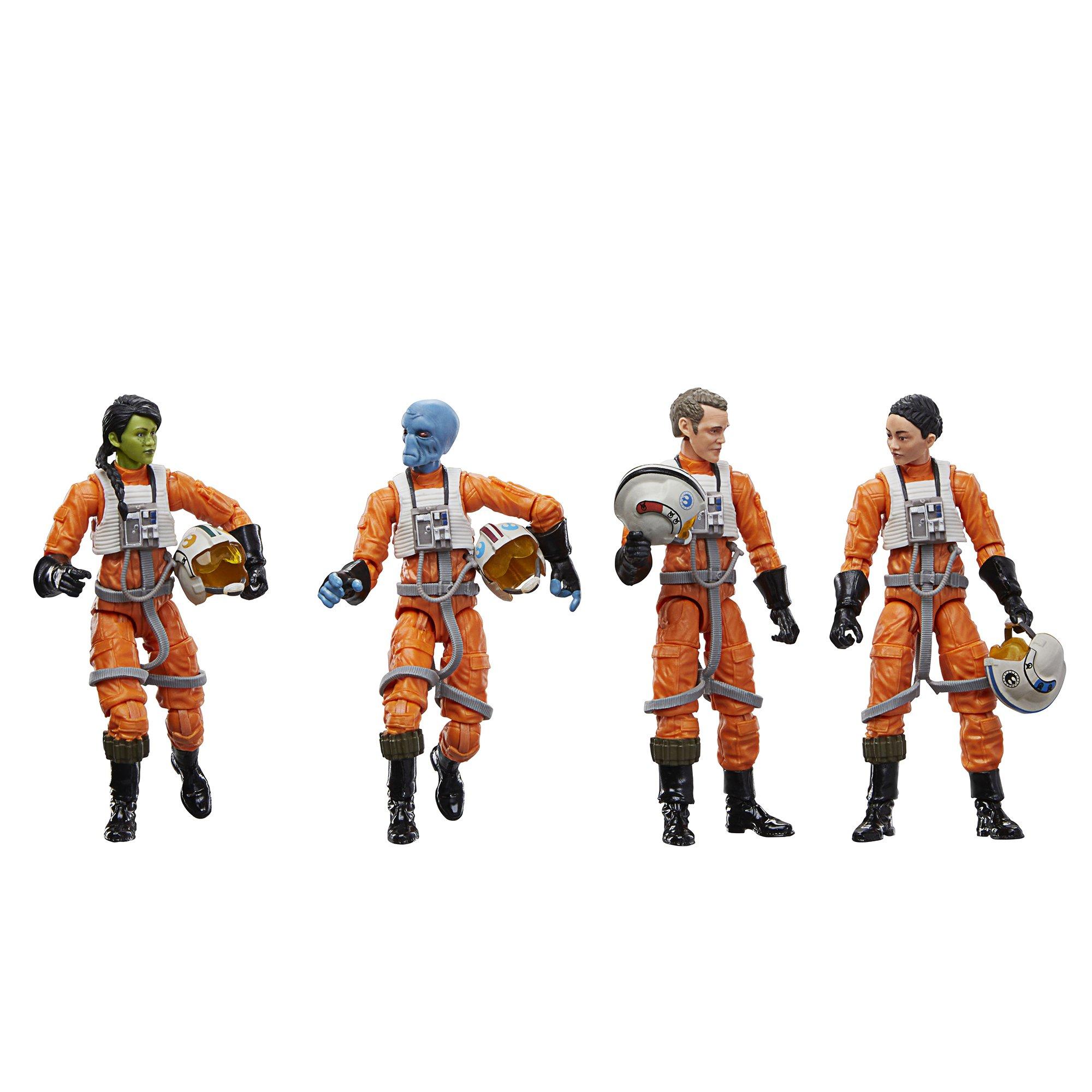 STARWARS　ベーシックフィギュア　Xウィングパイロット　4種セット Habro Star Wars The Vintage Collection X-Wing Pilot 4-Pack