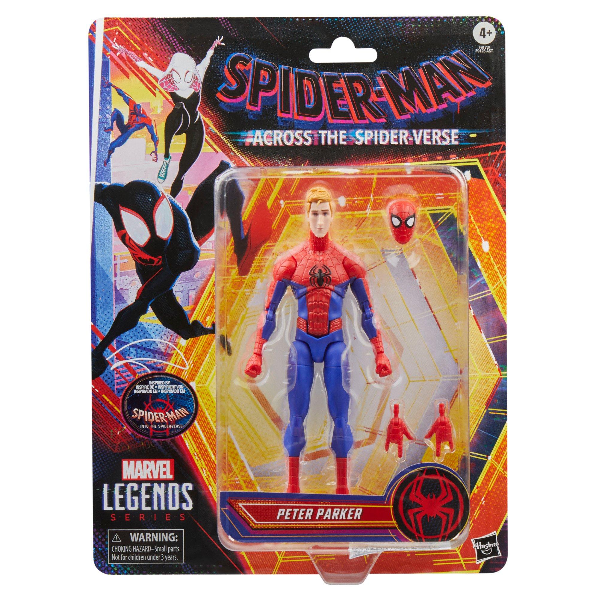Hasbro Marvel Legends Spider Man Across the Spider Verse Peter Parker 6 in Action Figure GameStop