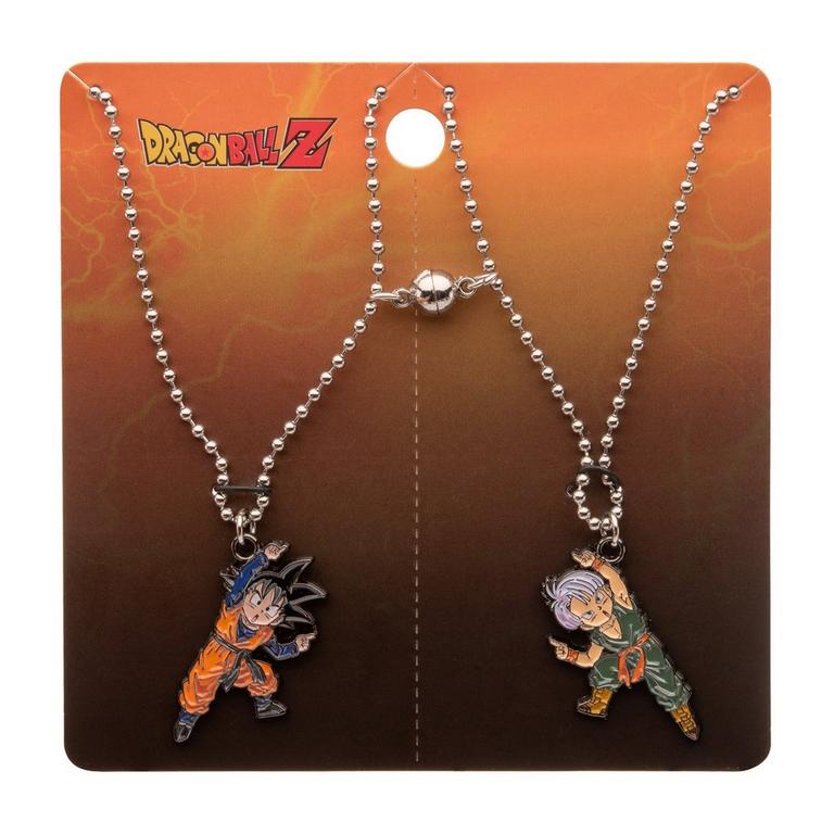 Dragon Ball Z Goten and Trunks Magnetic BFF Necklaces GameStop