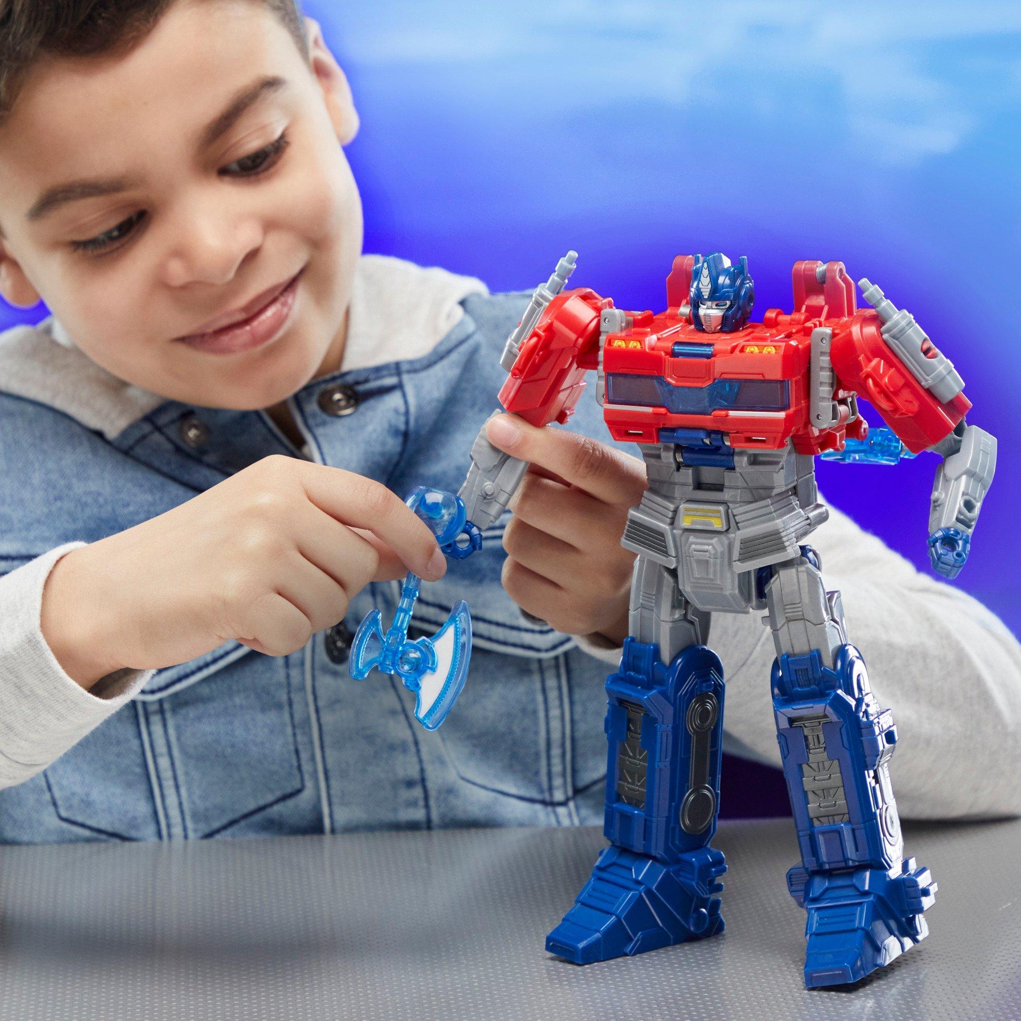 Habsro Transformers One Power Flip Optimus Prime (Orion Pax) 8-in Action Figure
